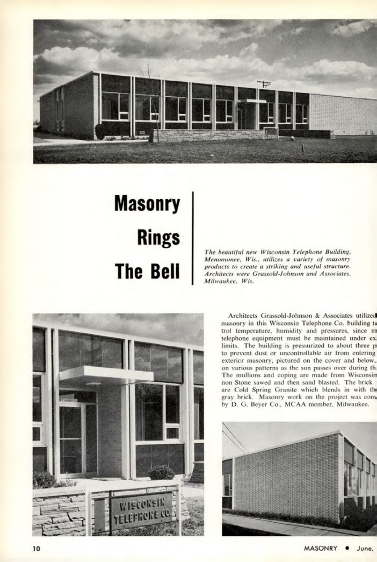 Masonry Magazine June 1962 Page. 10