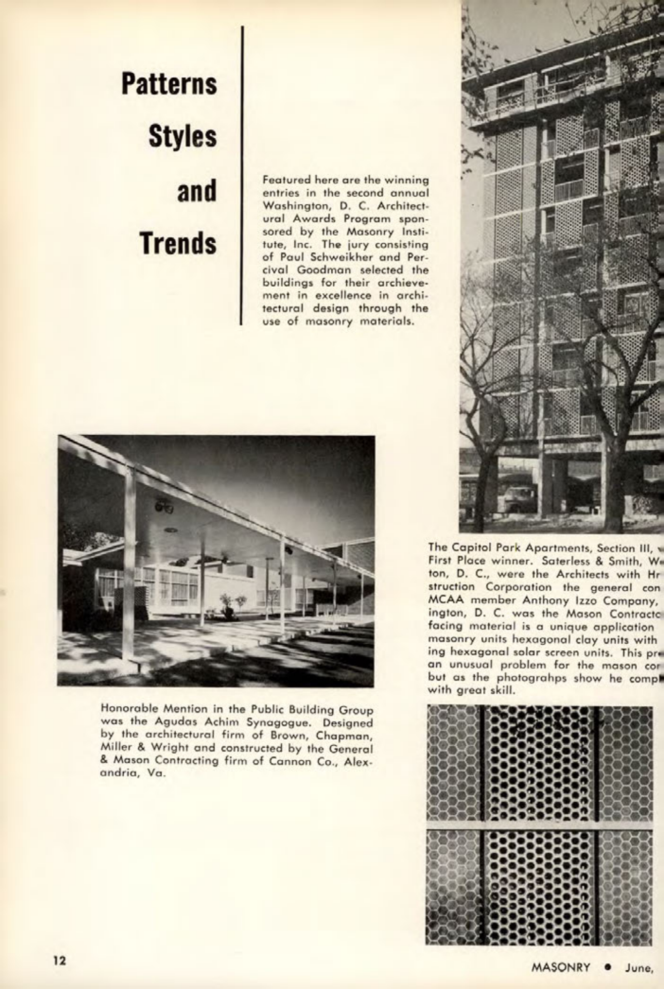 Masonry Magazine June 1962 Page. 12