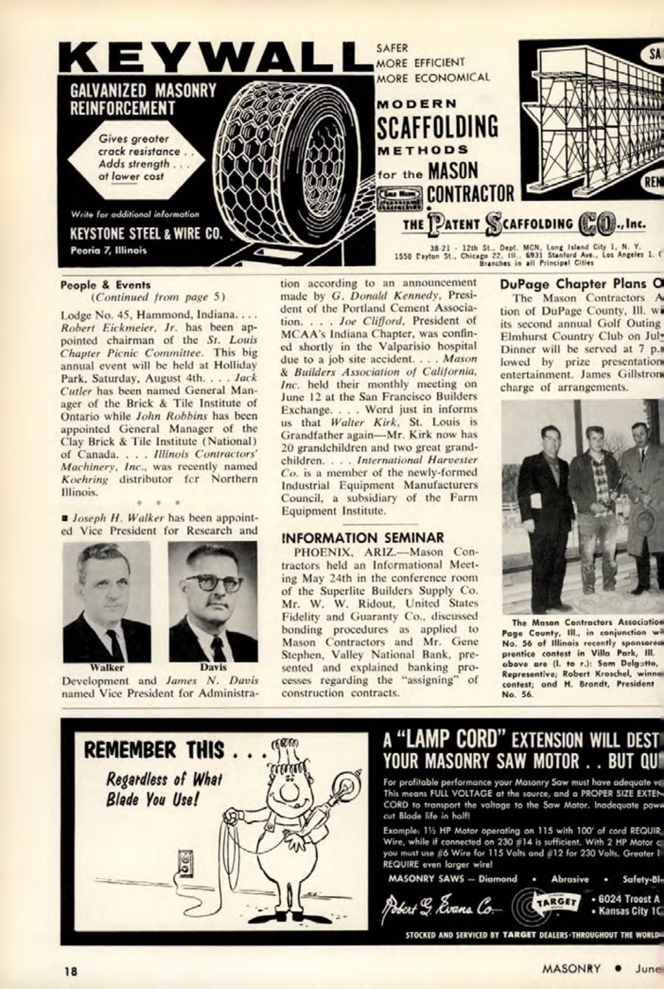 Masonry Magazine June 1962 Page. 18