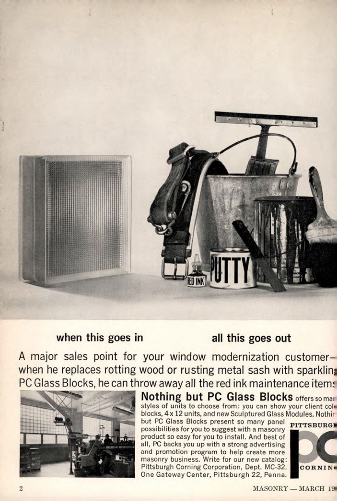 Masonry Magazine March 1962 Page. 2