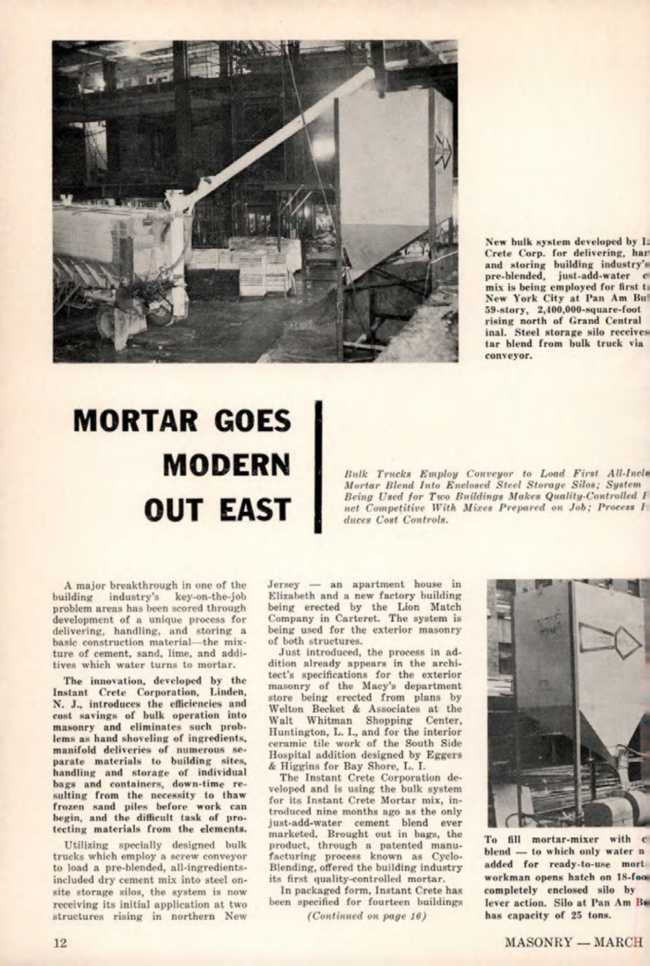 Masonry Magazine March 1962 Page. 12