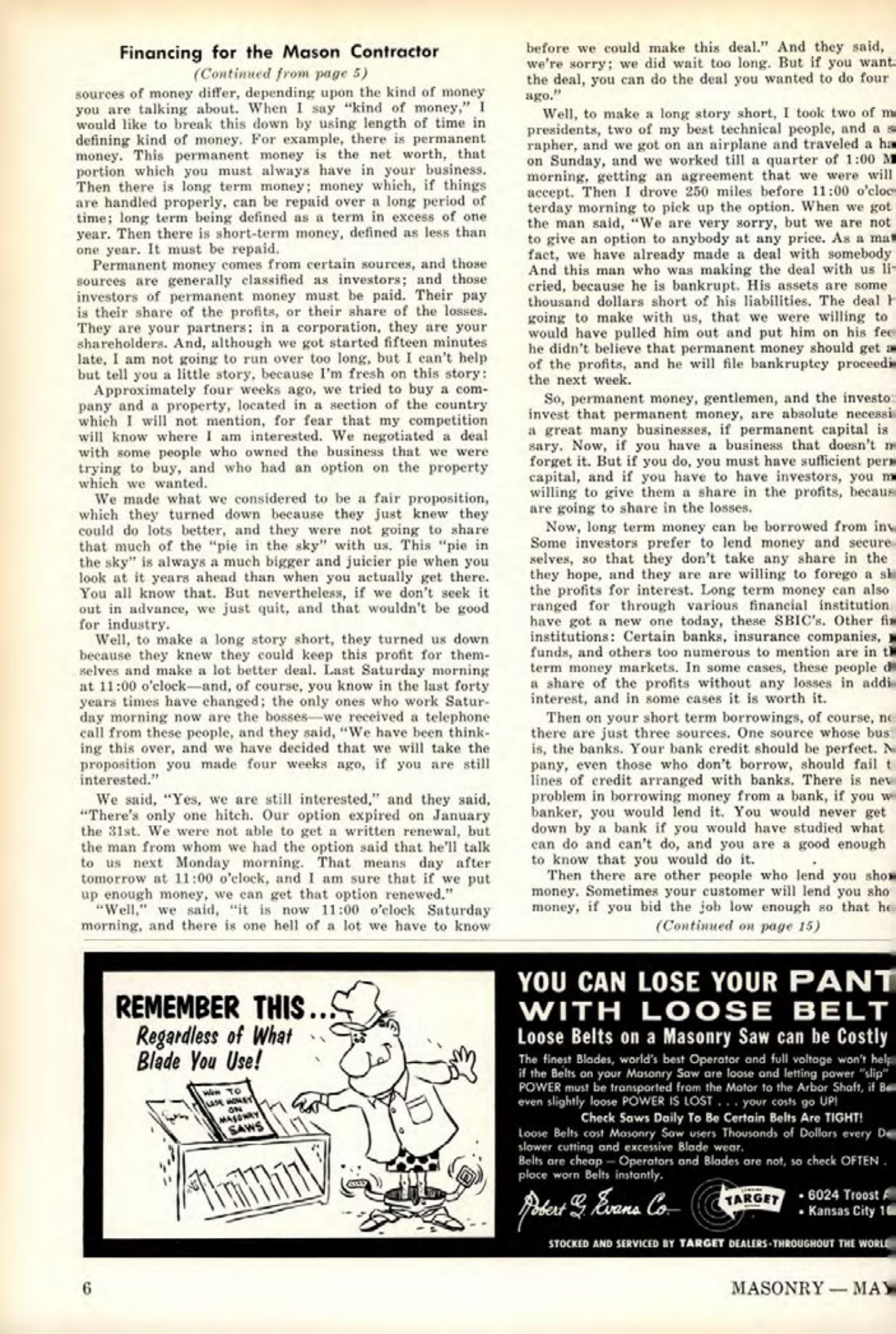 Masonry Magazine May 1962 Page. 6