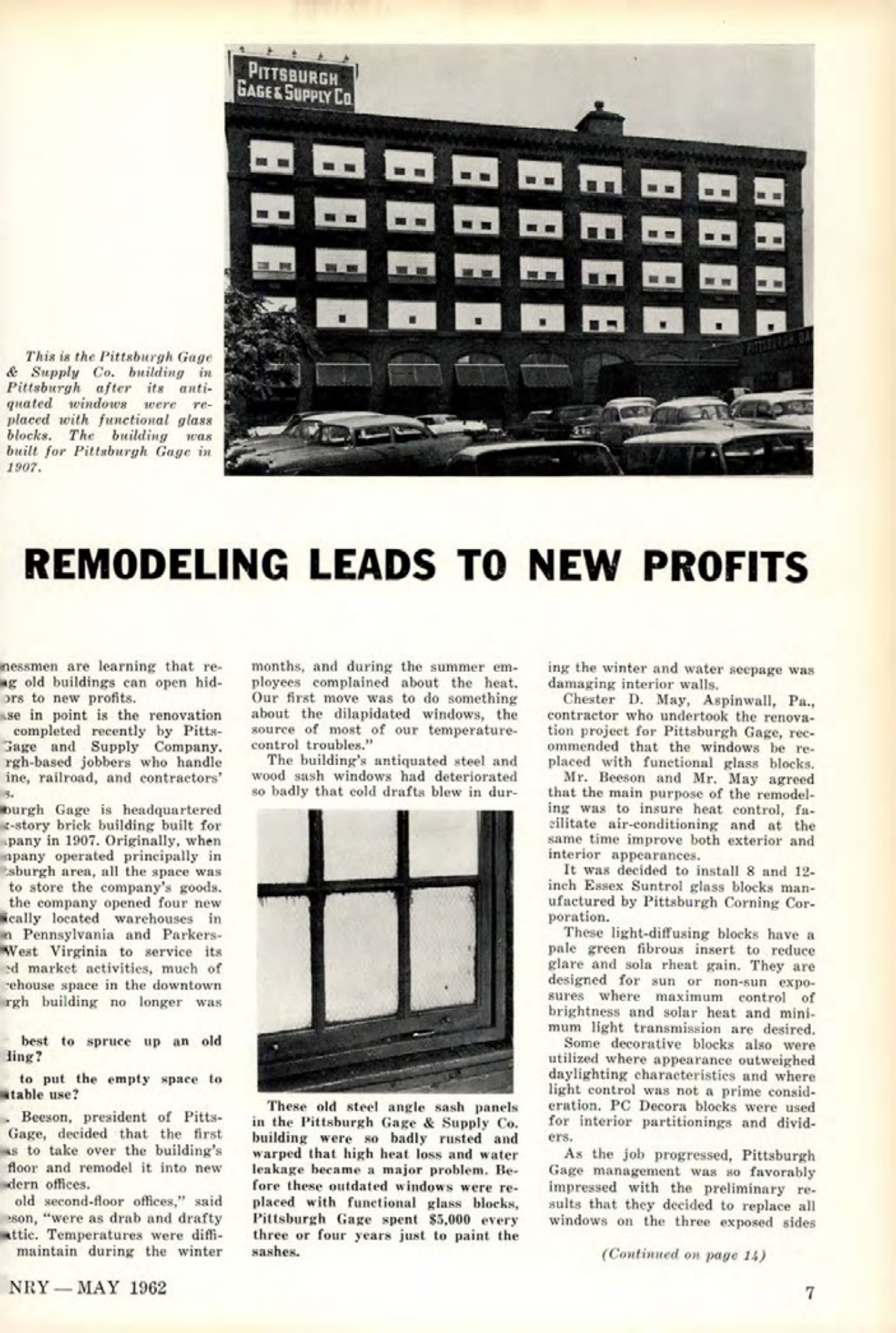 Masonry Magazine May 1962 Page. 7
