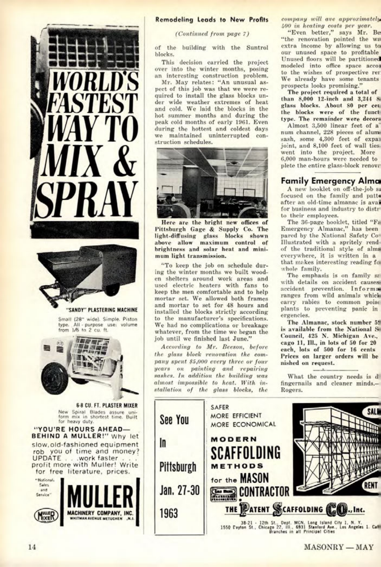 Masonry Magazine May 1962 Page. 14