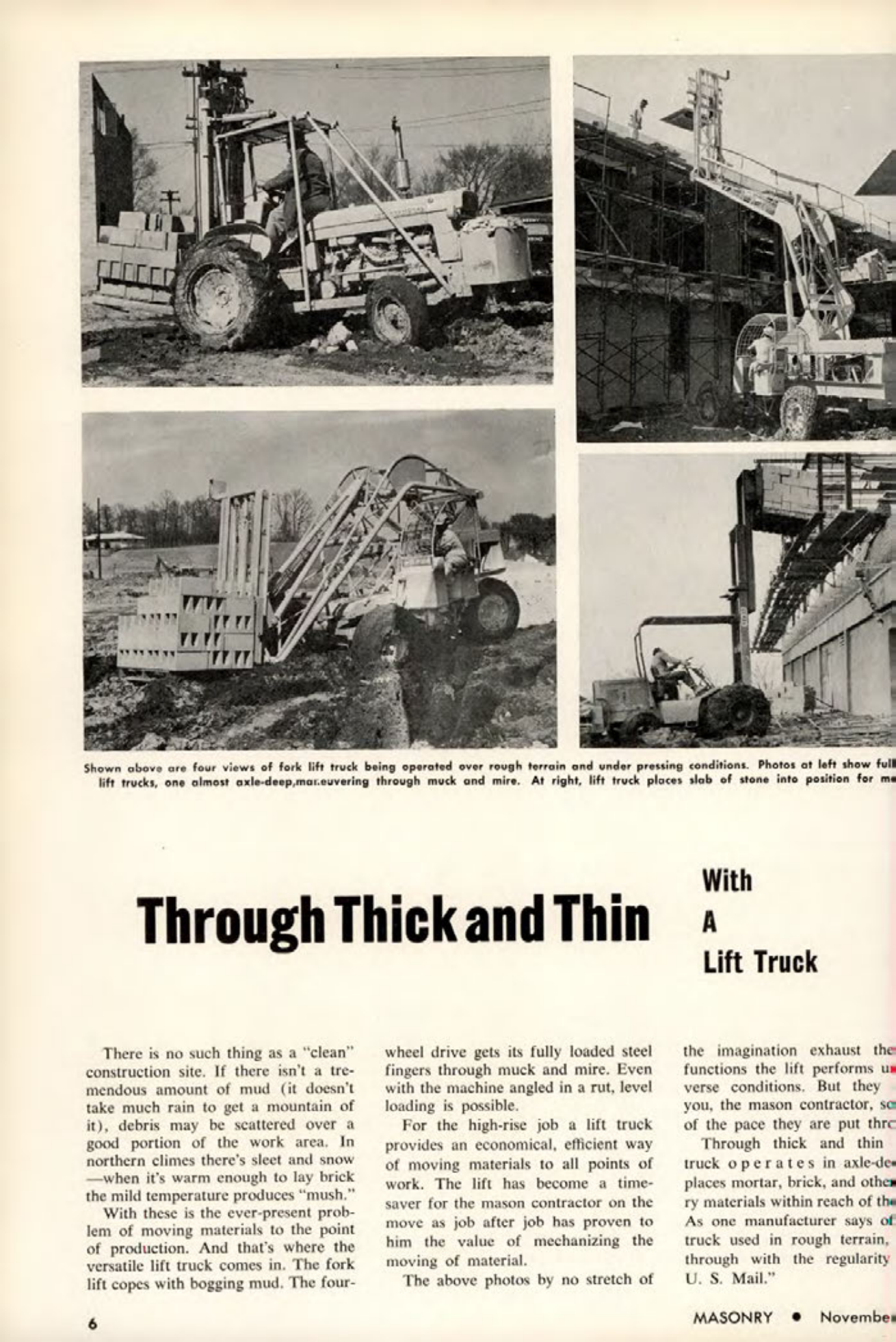 Masonry Magazine November 1962 Page. 6