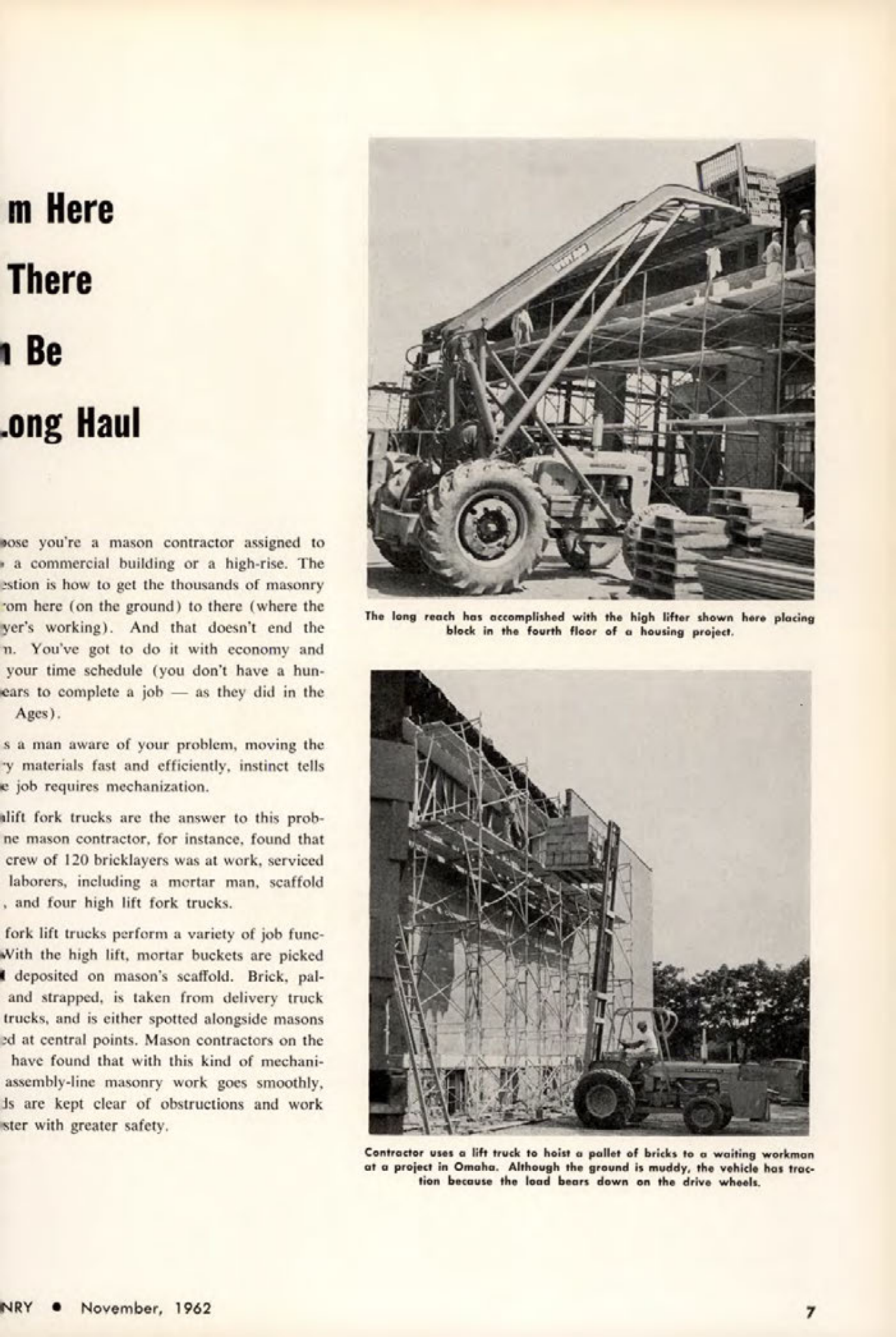 Masonry Magazine November 1962 Page. 7