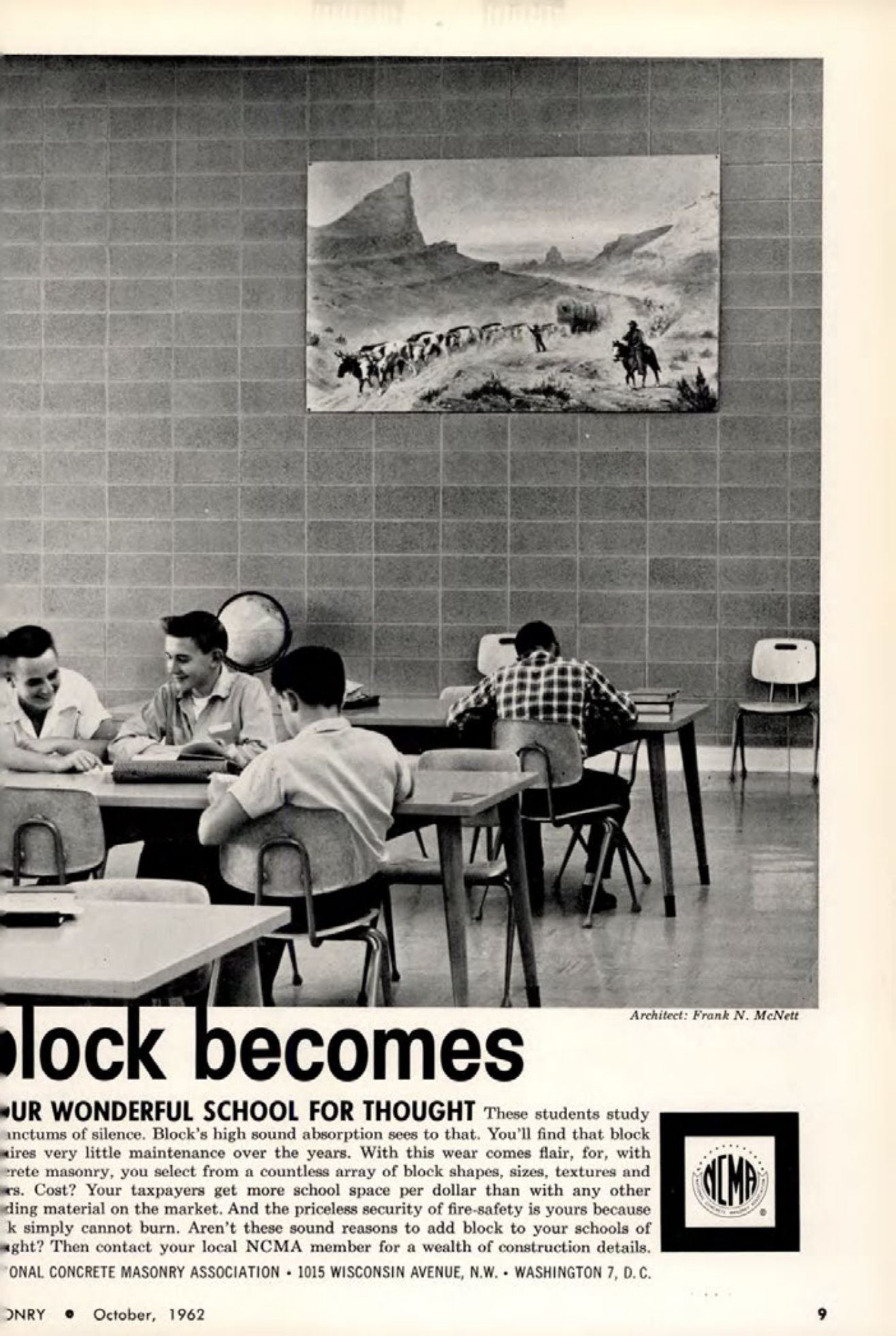 Masonry Magazine October 1962 Page. 9