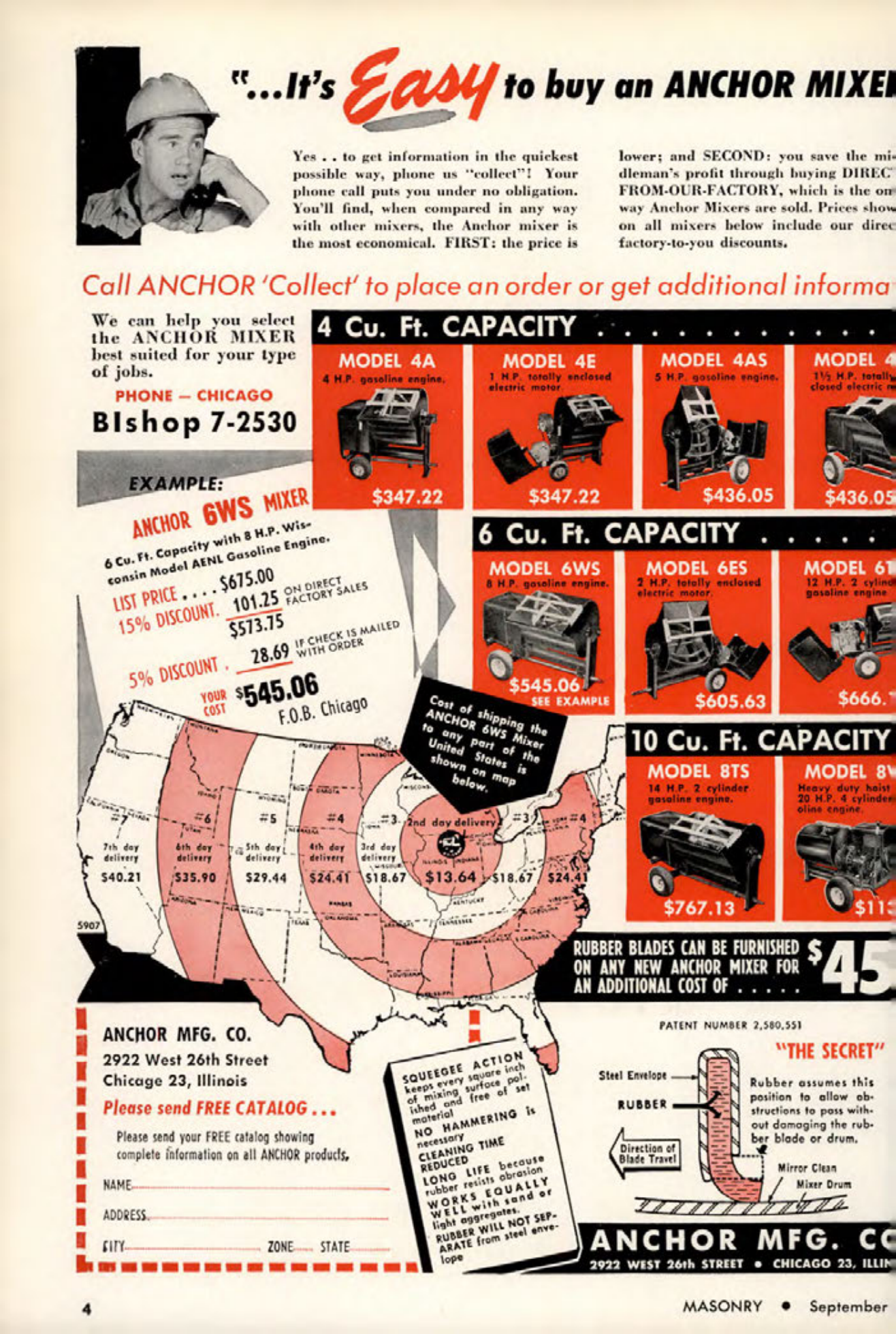 Masonry Magazine September 1962 Page. 4