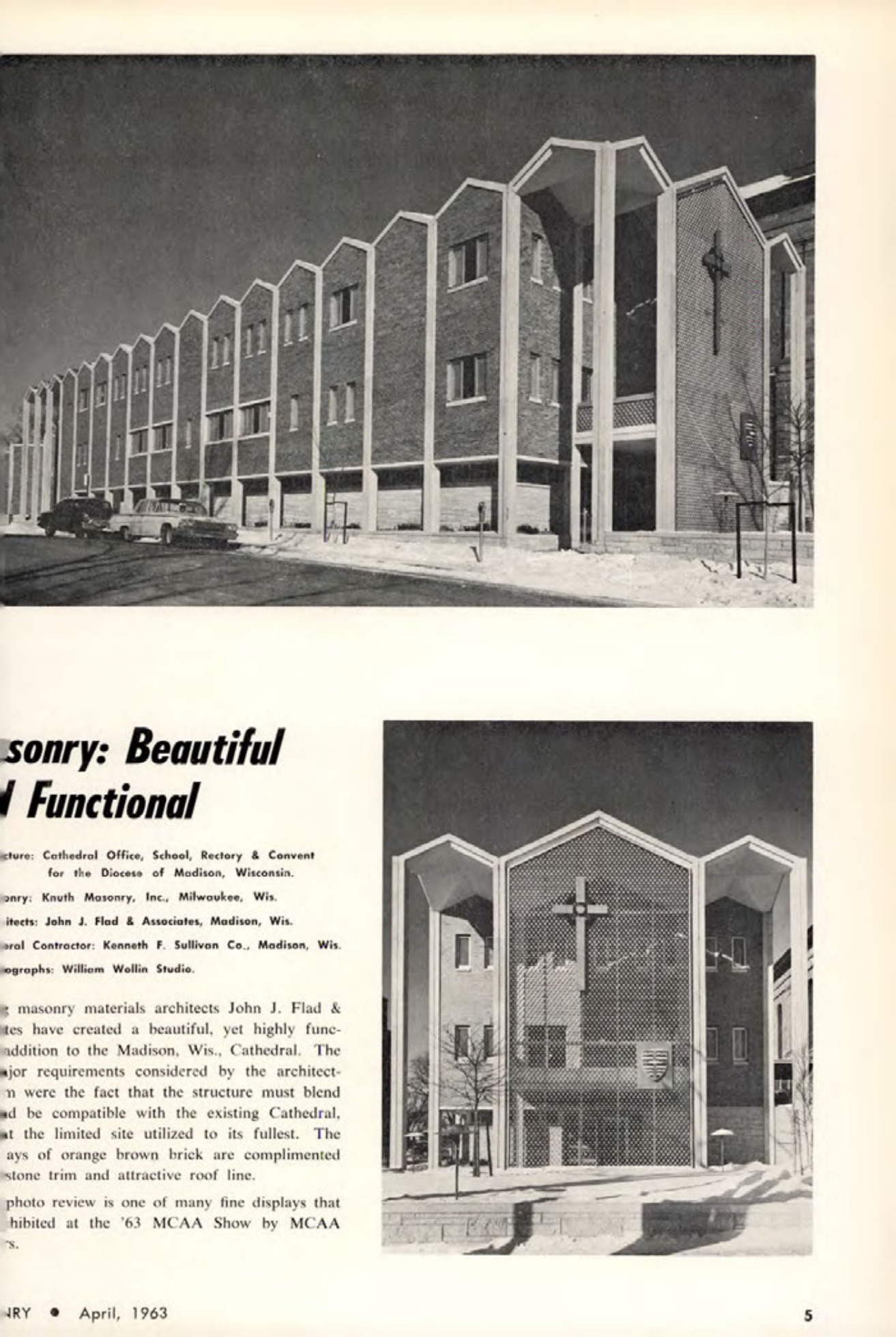 Masonry Magazine April 1963 Page. 5