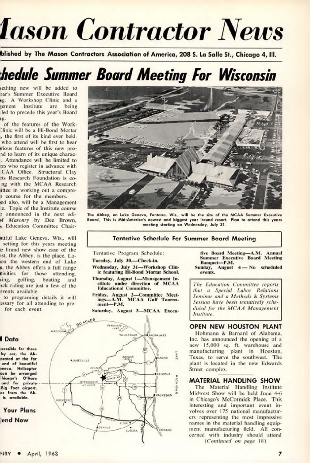 Masonry Magazine April 1963 Page. 7