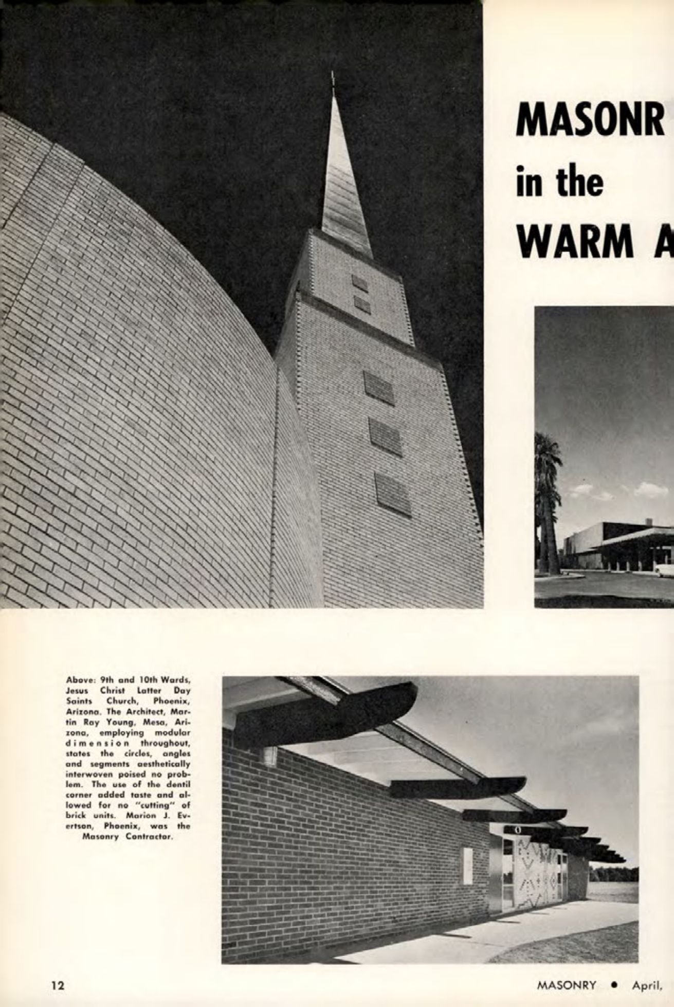 Masonry Magazine April 1963 Page. 12