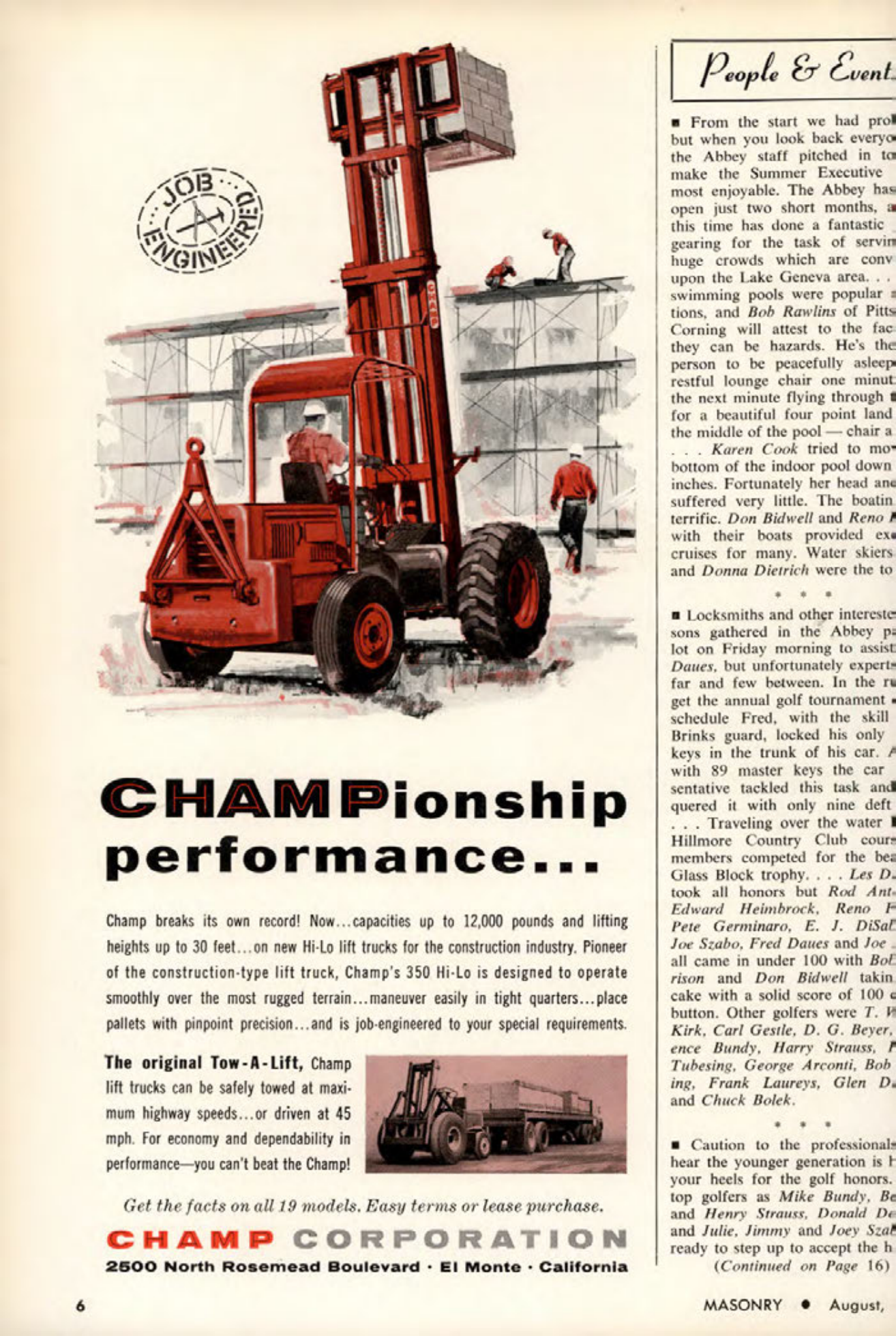 Masonry Magazine August 1963 Page. 6