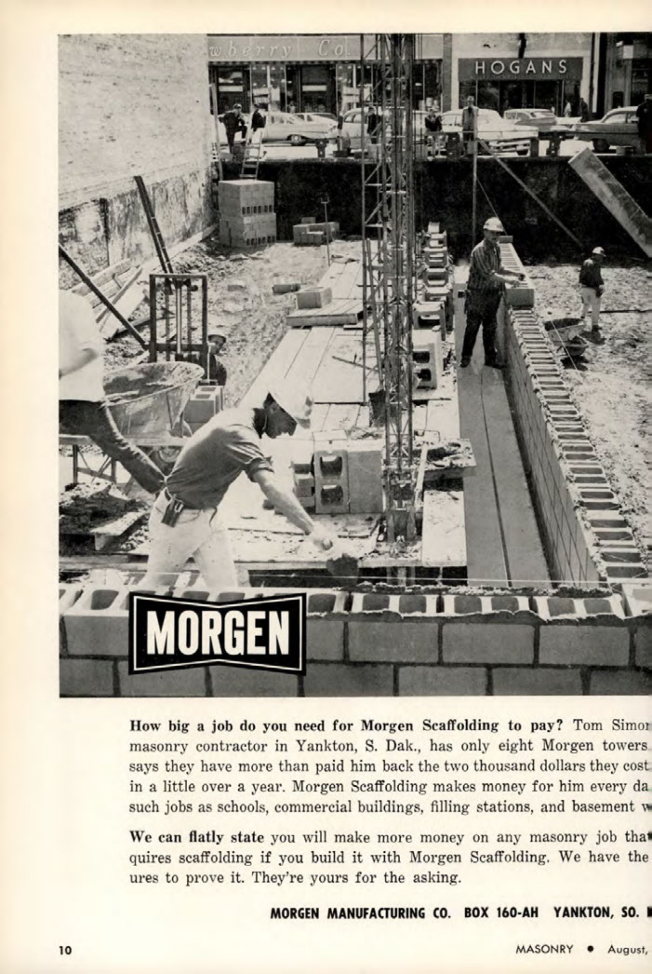 Masonry Magazine August 1963 Page. 10