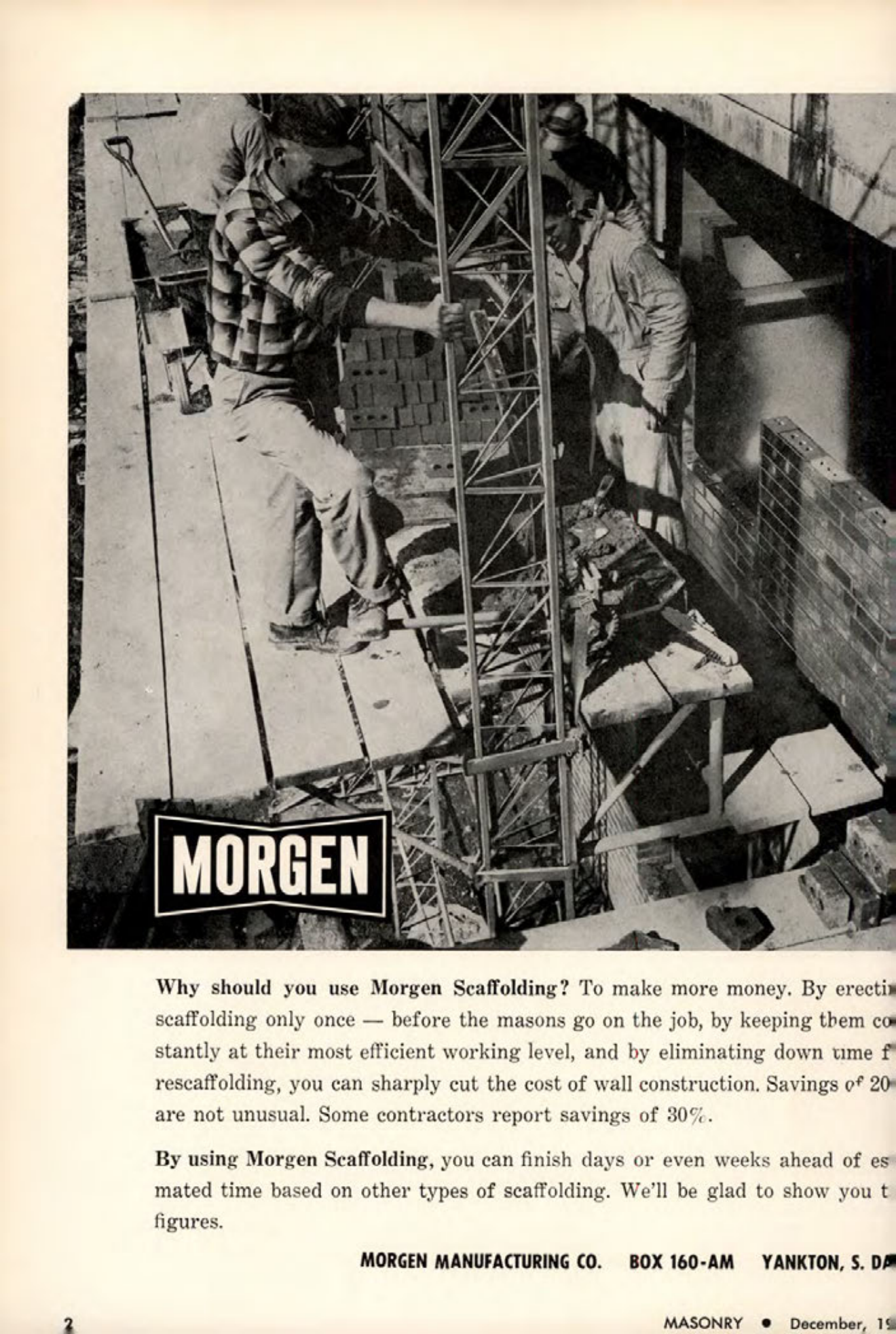 Masonry Magazine December 1963 Page. 2