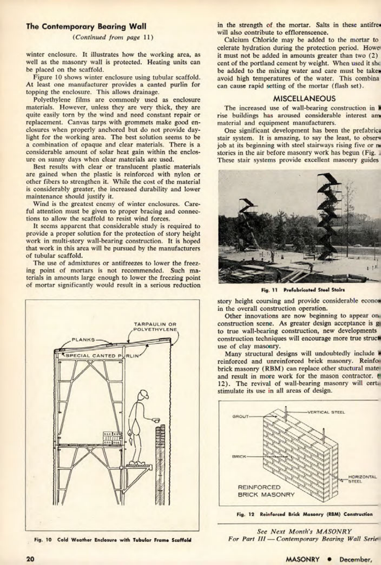 Masonry Magazine December 1963 Page. 20
