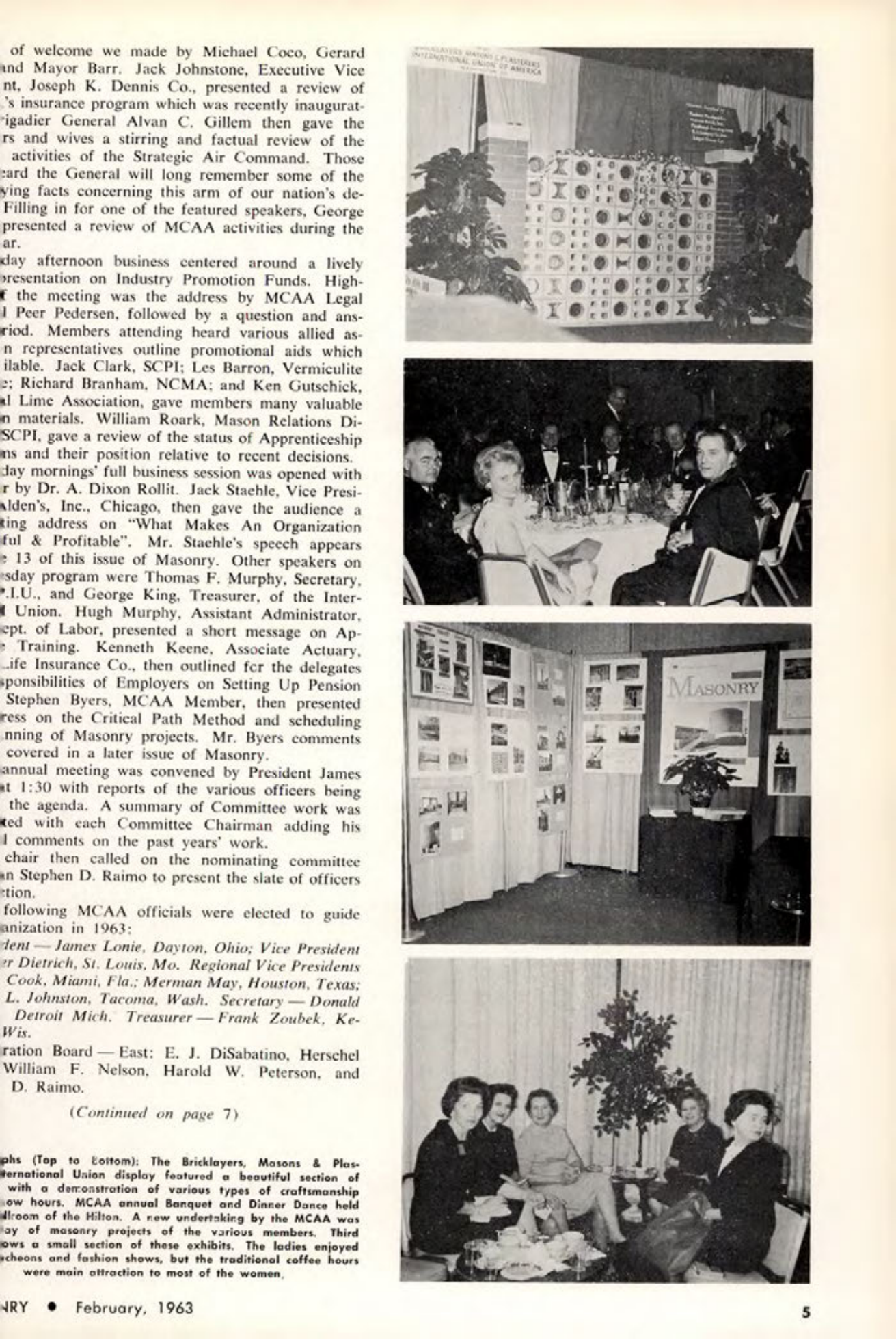 Masonry Magazine February 1963 Page. 5