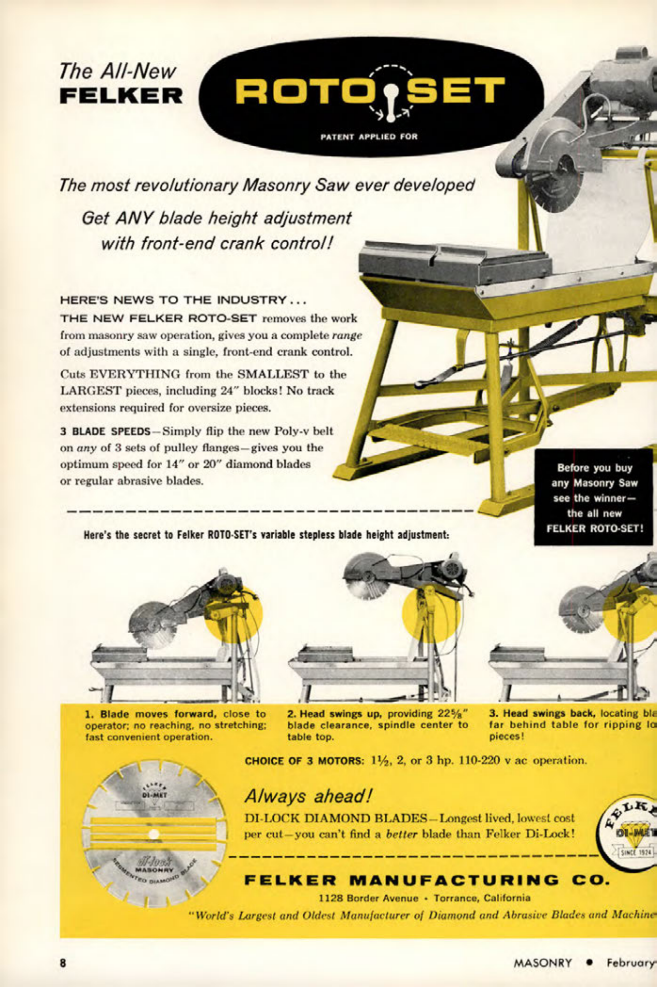 Masonry Magazine February 1963 Page. 8