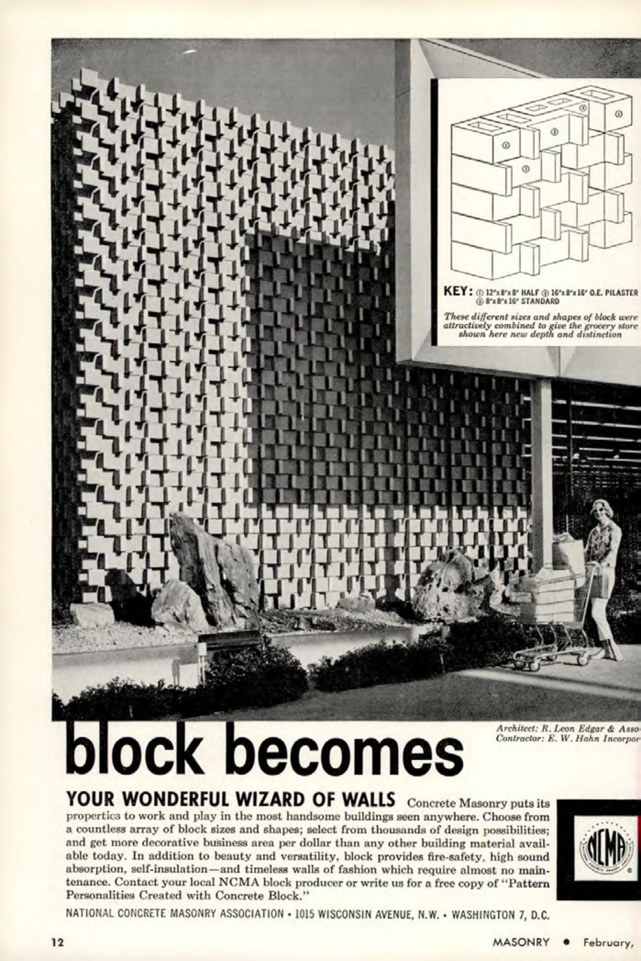 Masonry Magazine February 1963 Page. 12