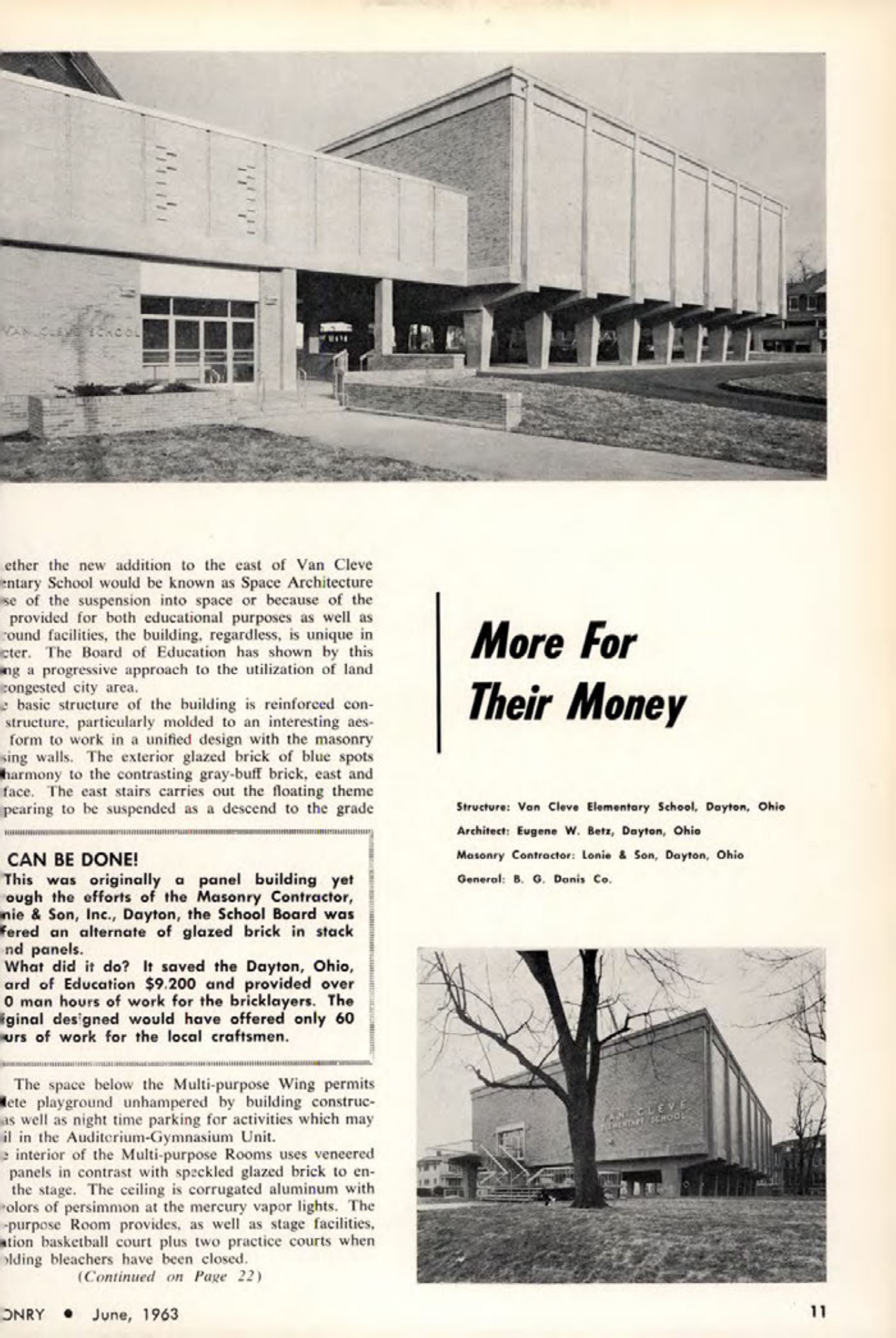 Masonry Magazine June 1963 Page. 11