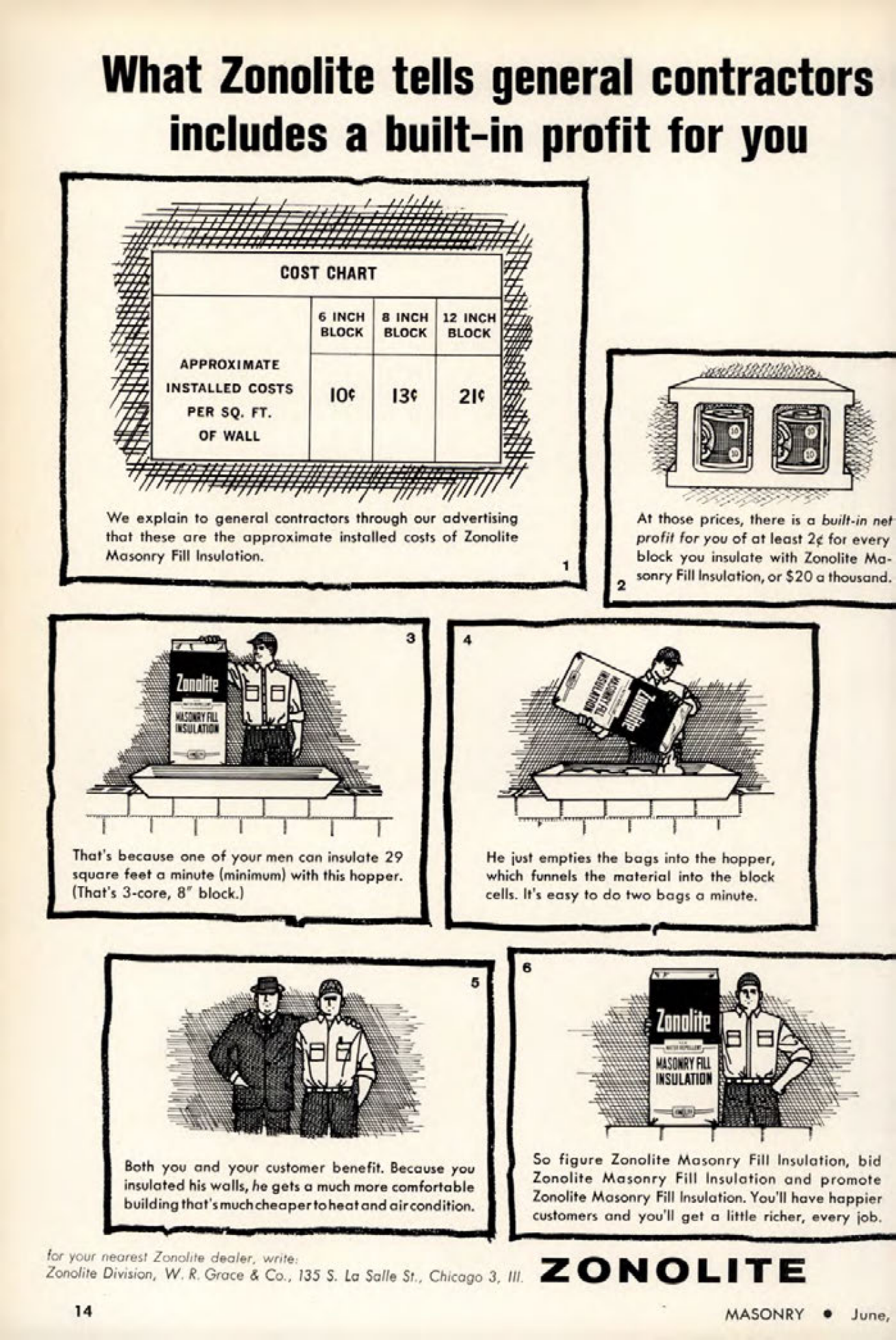 Masonry Magazine June 1963 Page. 14