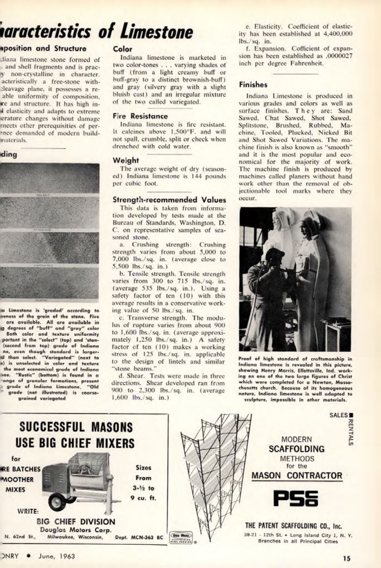 Masonry Magazine June 1963 Page. 15