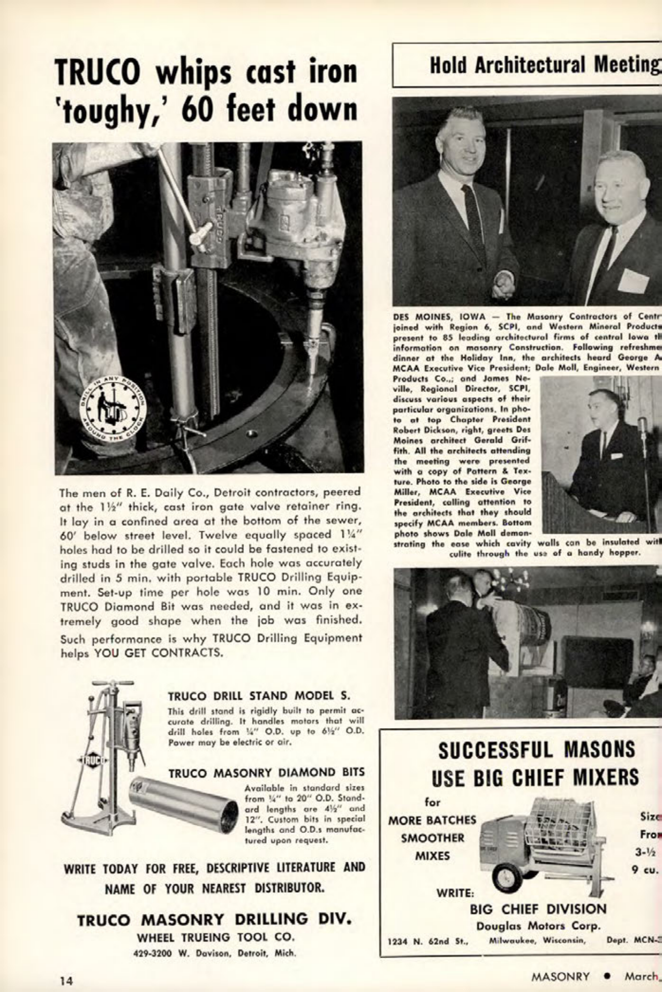 Masonry Magazine March 1963 Page. 14