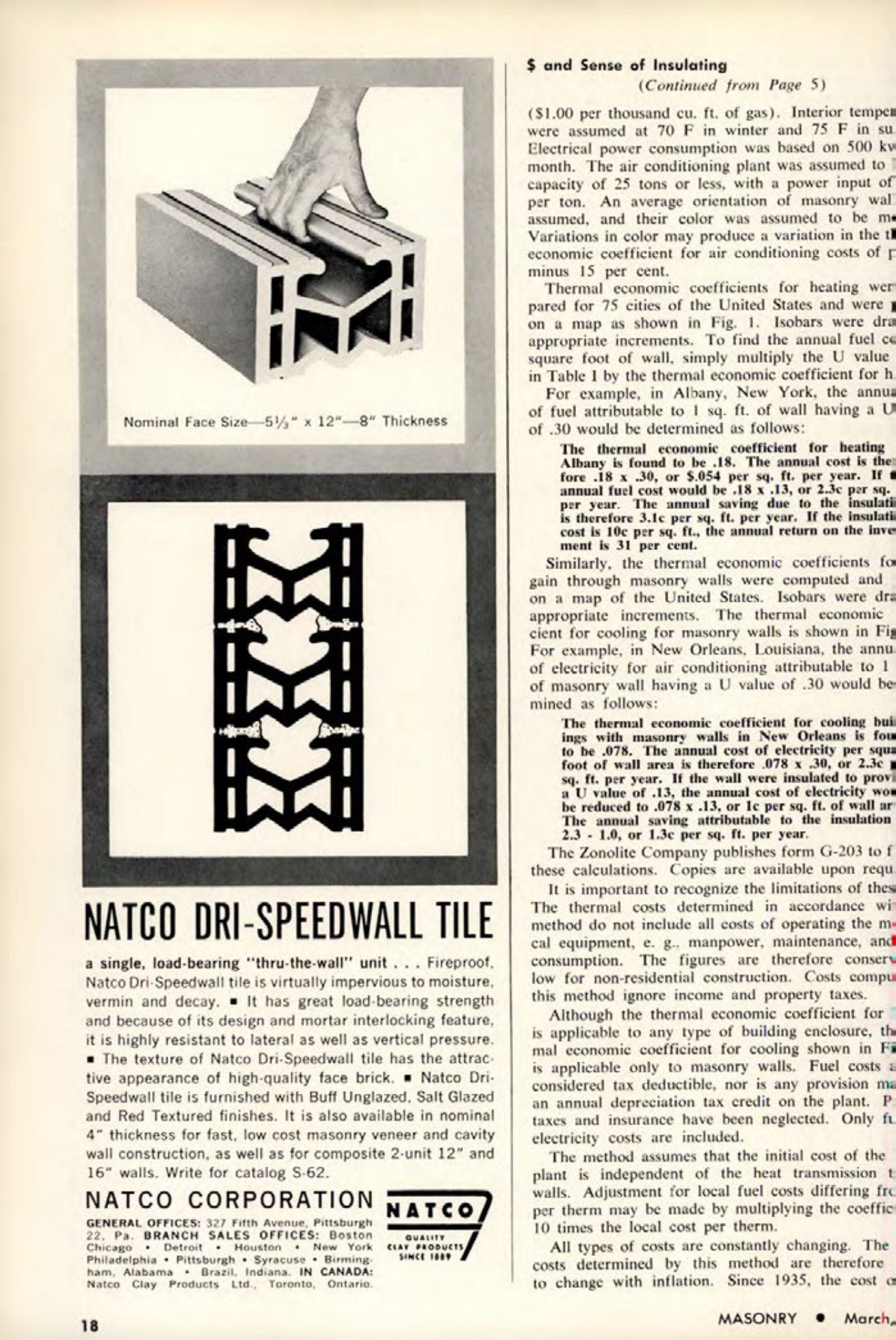 Masonry Magazine March 1963 Page. 18