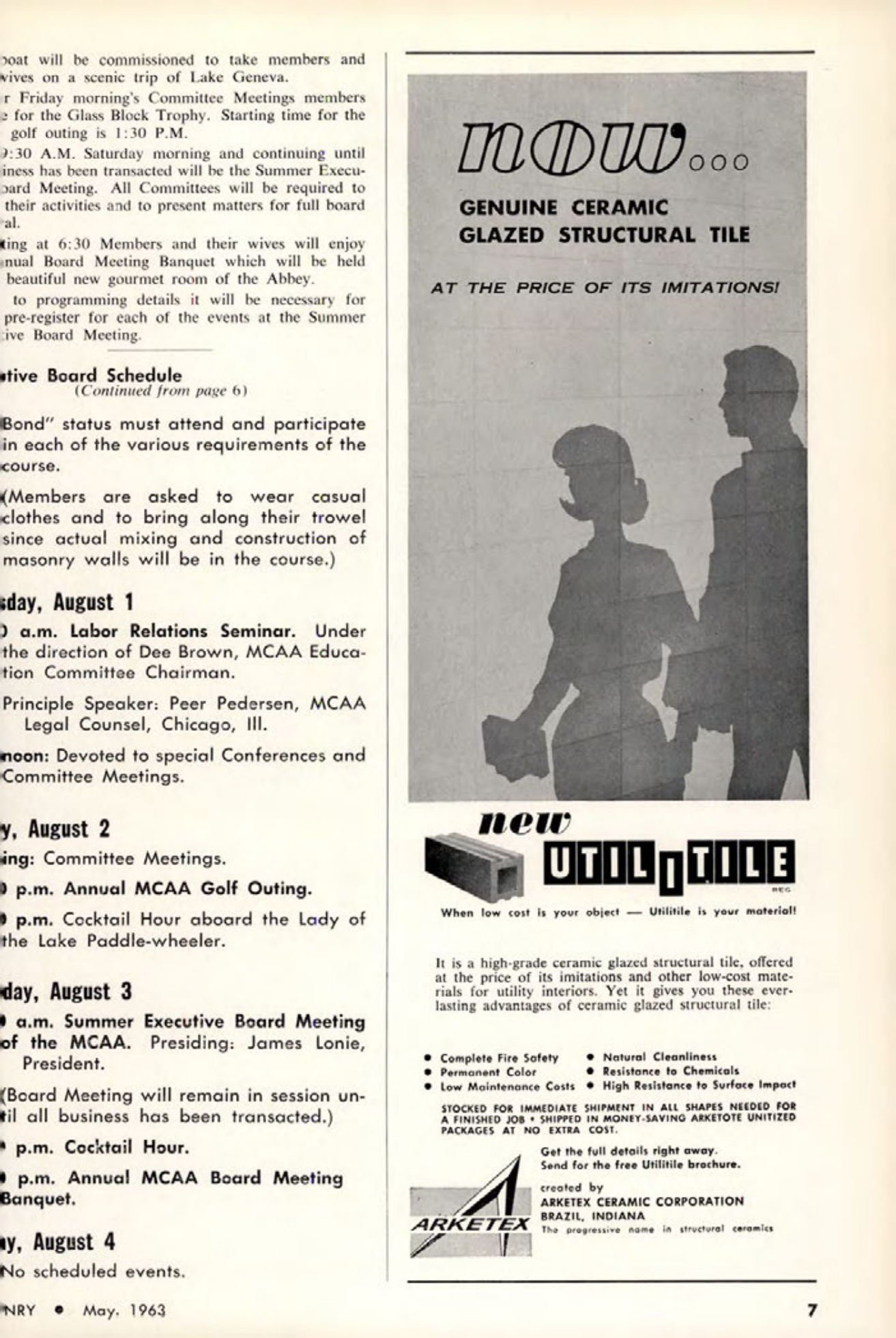 Masonry Magazine May 1963 Page. 7