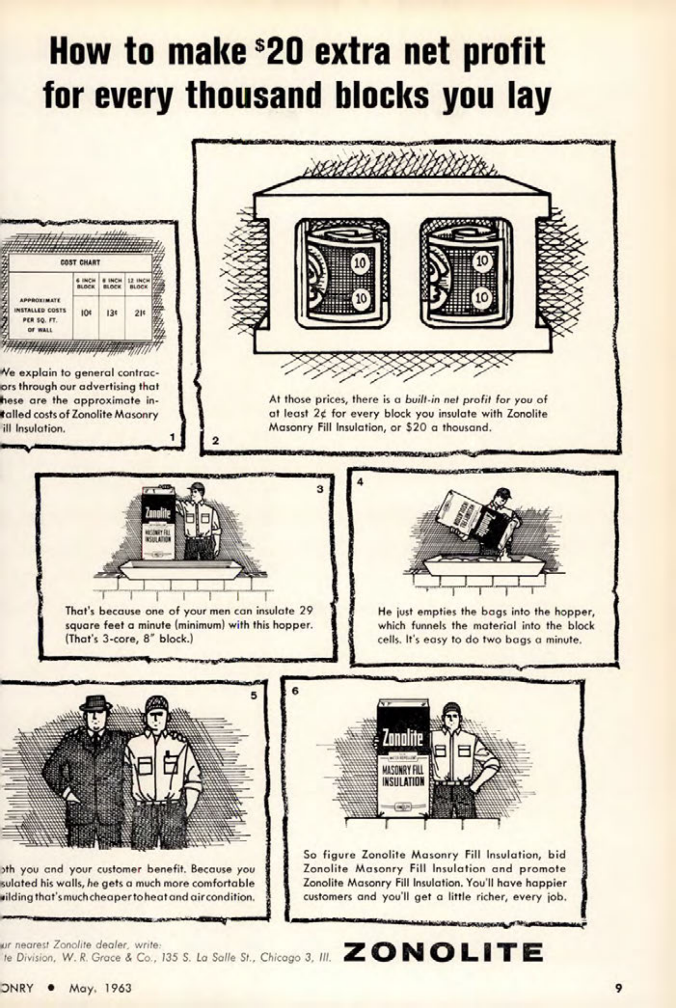 Masonry Magazine May 1963 Page. 9