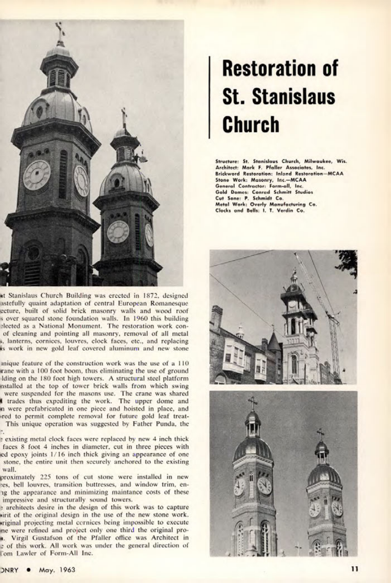 Masonry Magazine May 1963 Page. 11