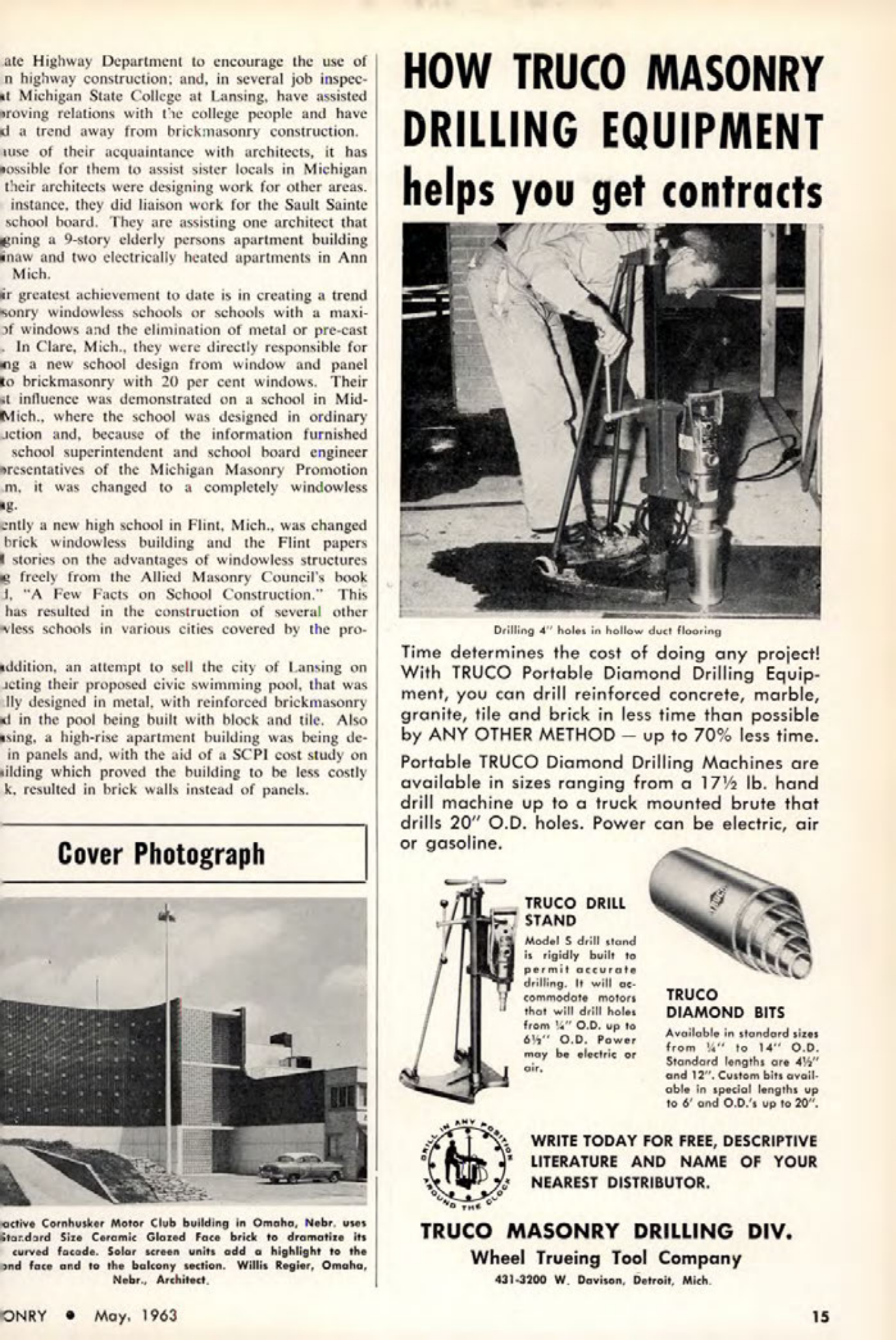 Masonry Magazine May 1963 Page. 15