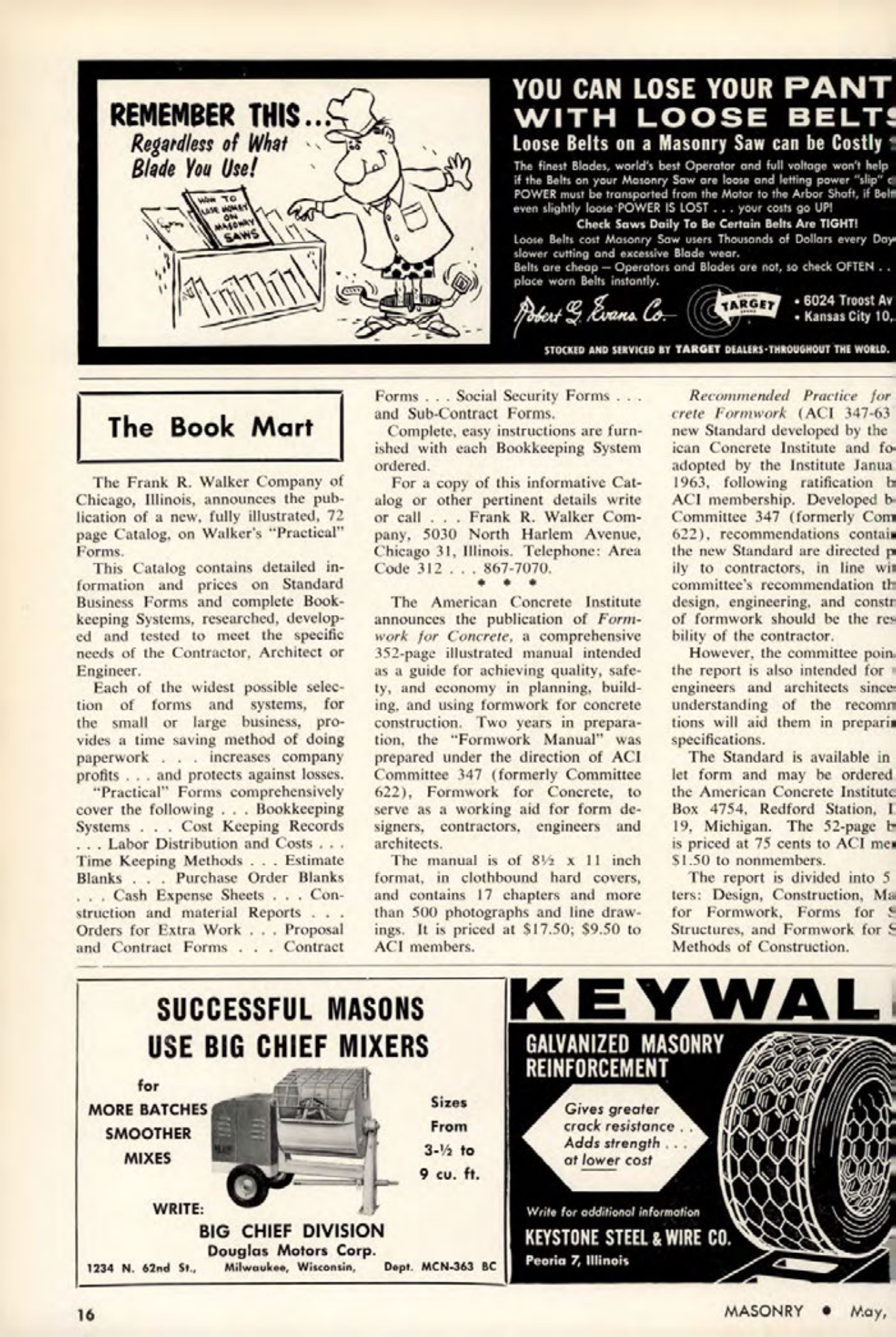 Masonry Magazine May 1963 Page. 16