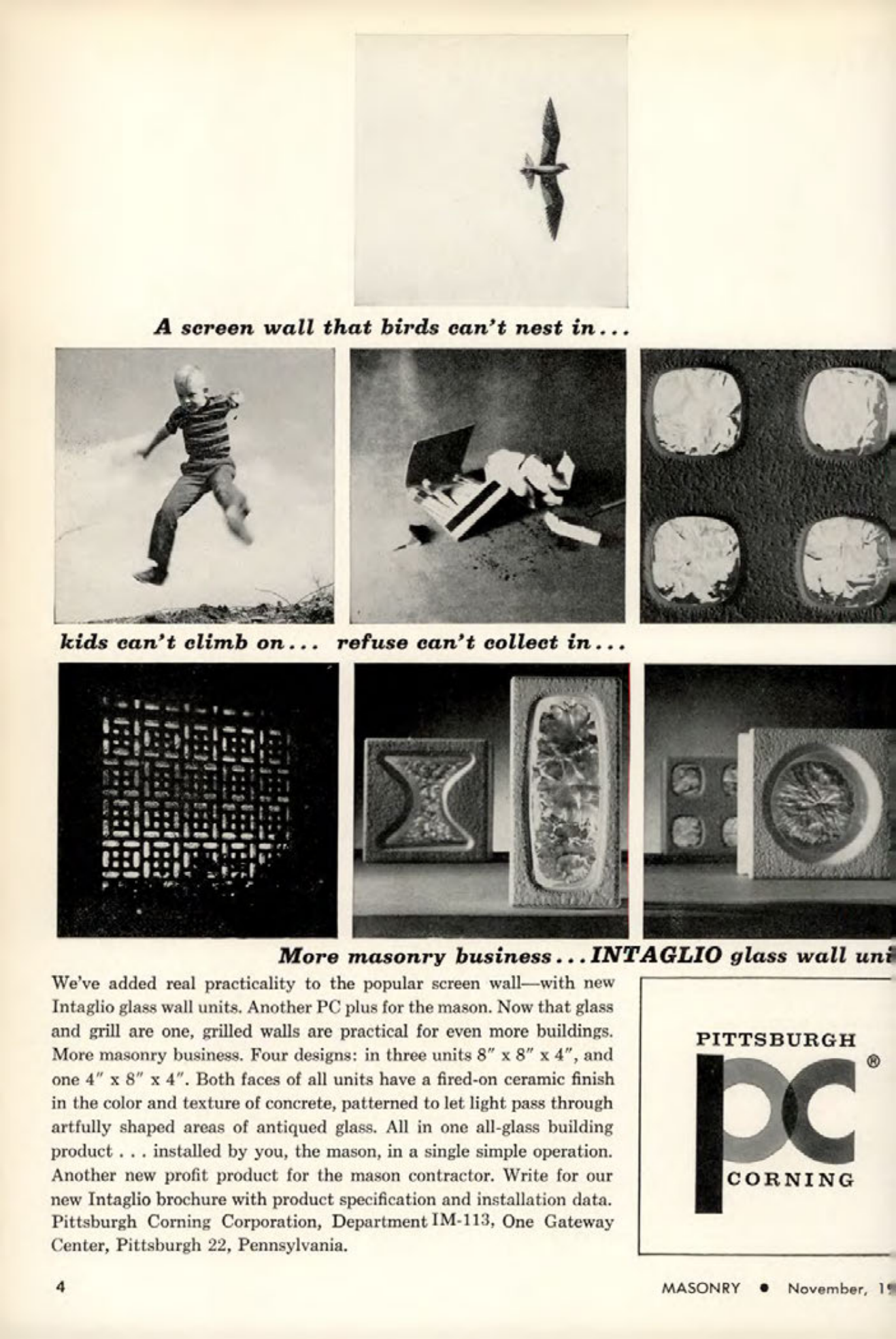 Masonry Magazine November 1963 Page. 4