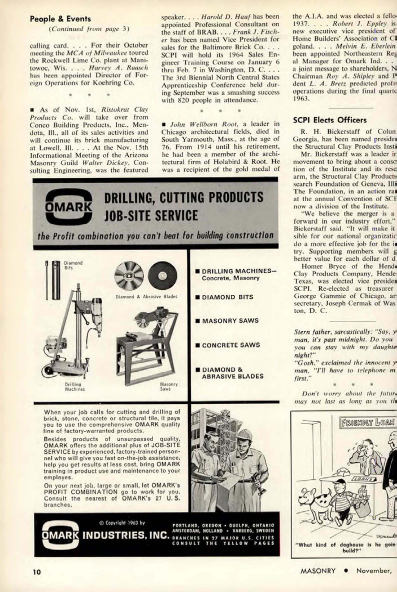 Masonry Magazine November 1963 Page. 14