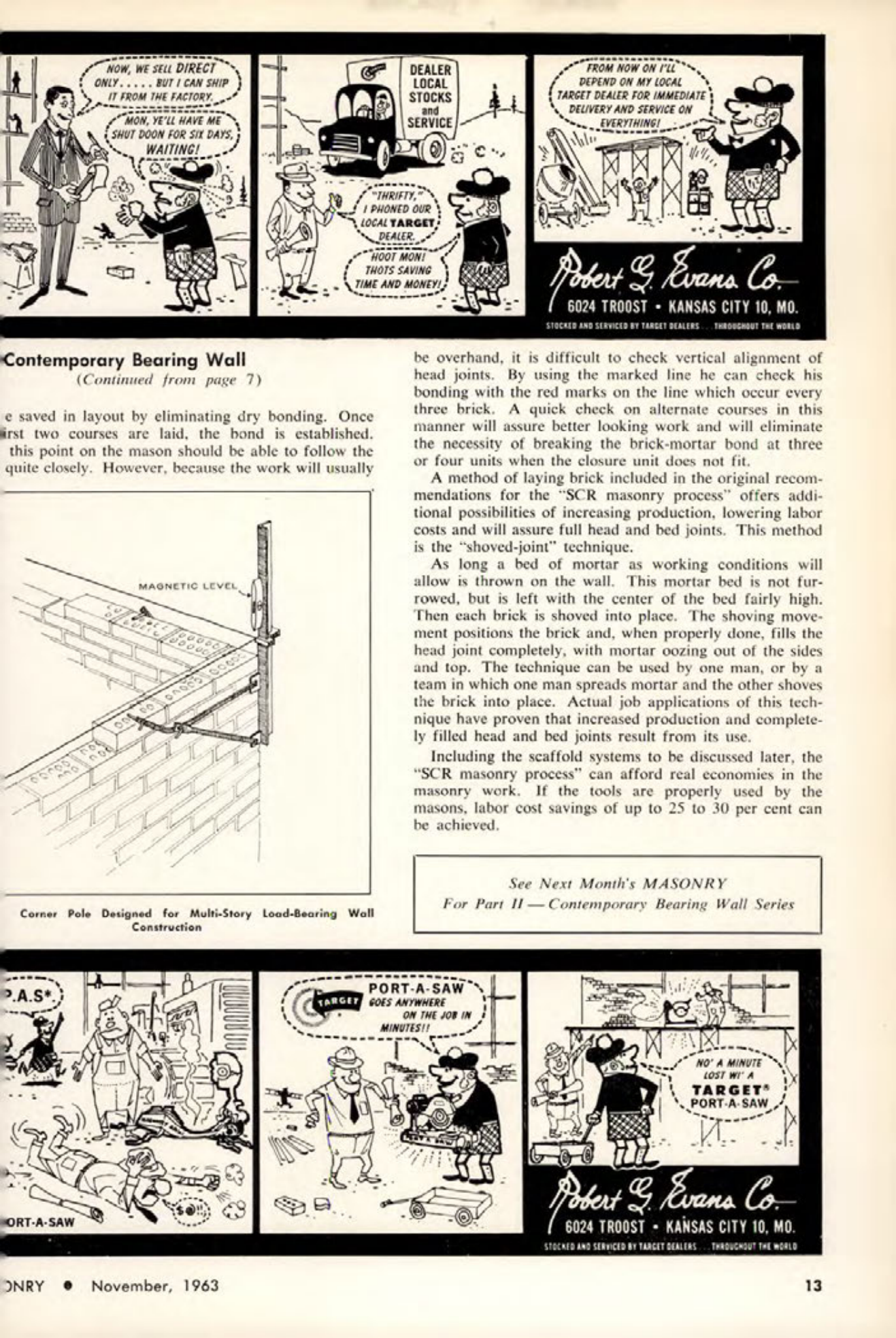 Masonry Magazine November 1963 Page. 17