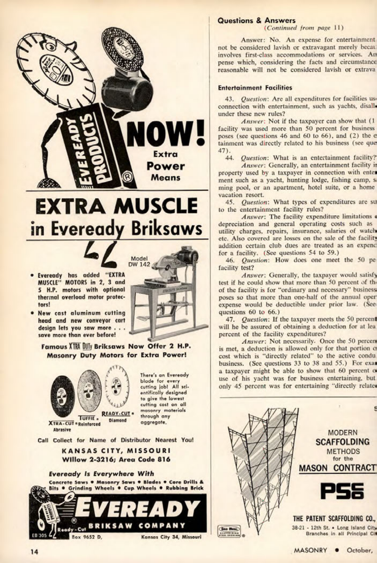 Masonry Magazine October 1963 Page. 22