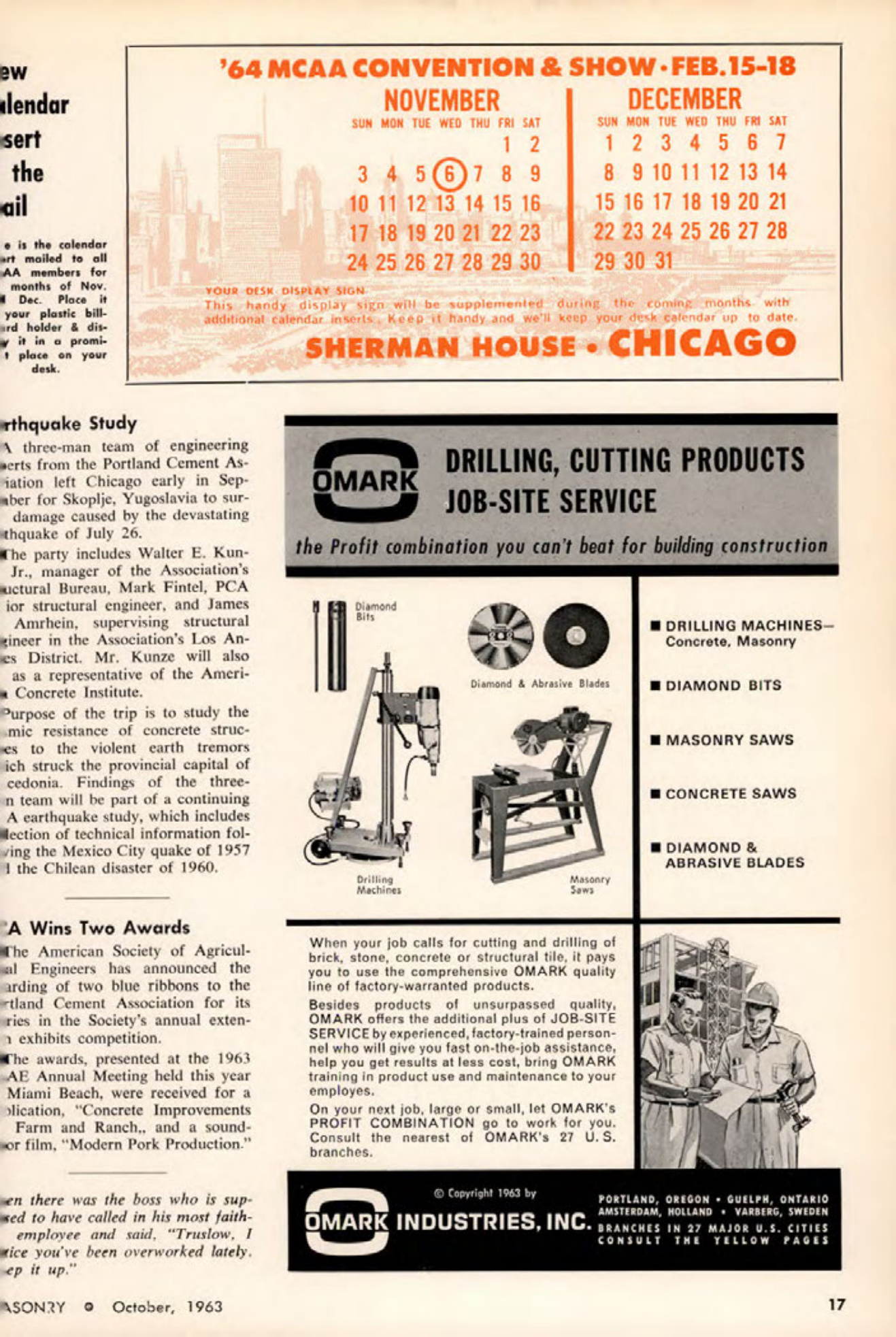 Masonry Magazine October 1963 Page. 25
