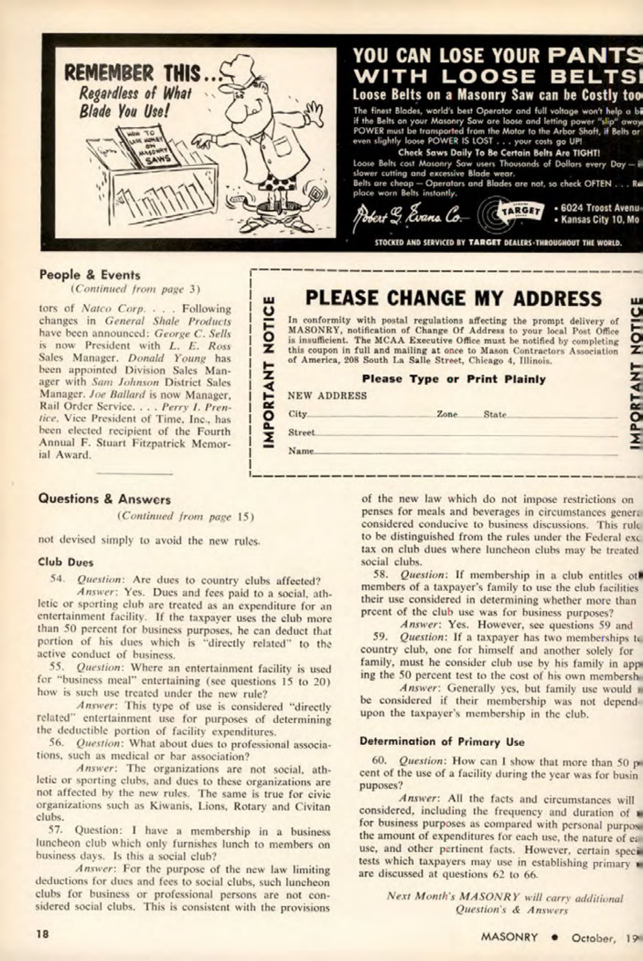 Masonry Magazine October 1963 Page. 26