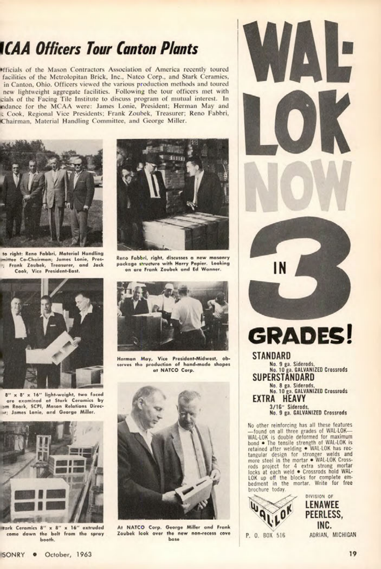 Masonry Magazine October 1963 Page. 27