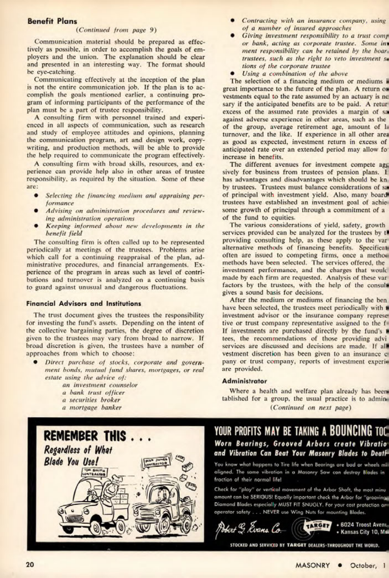 Masonry Magazine October 1963 Page. 28