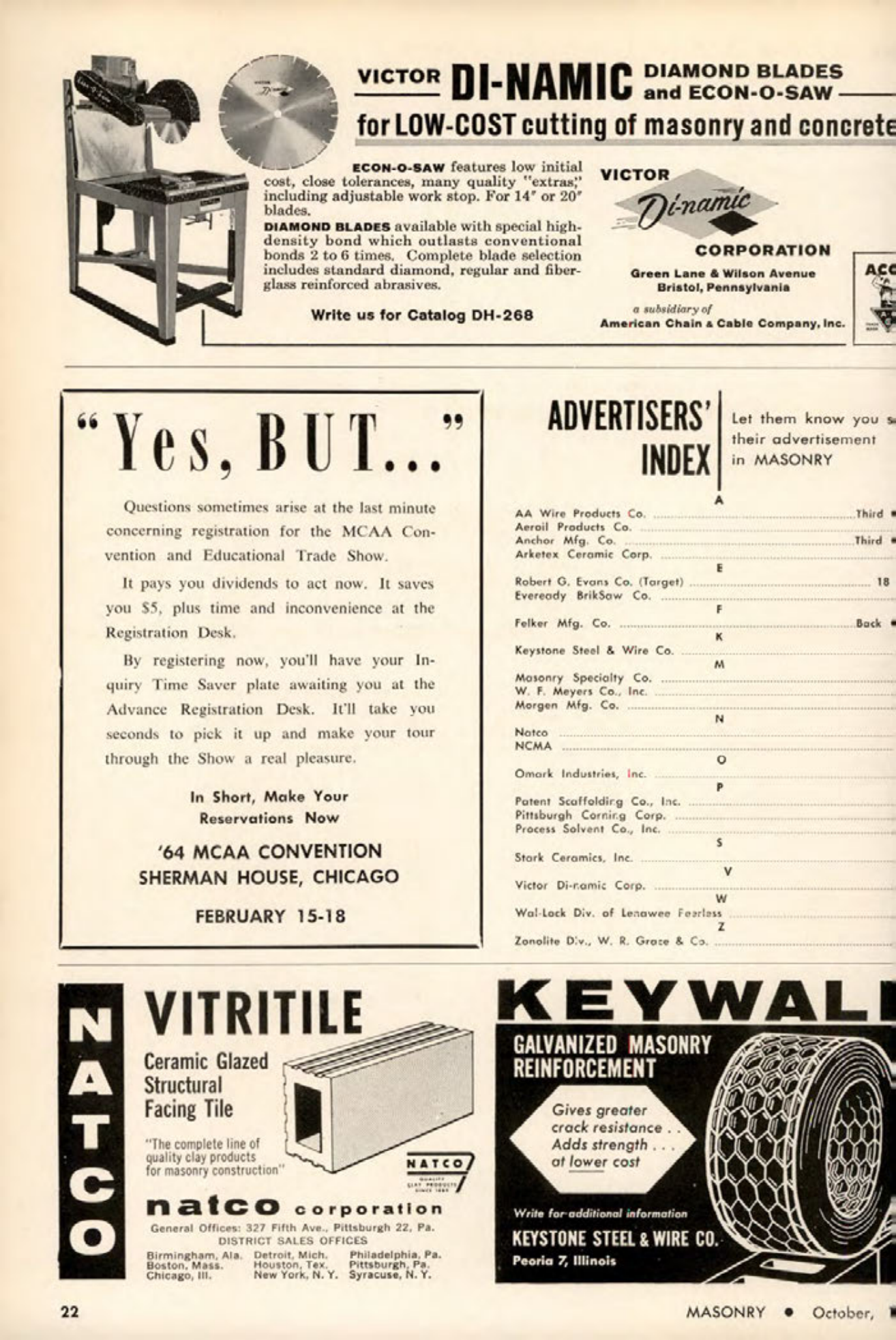 Masonry Magazine October 1963 Page. 30