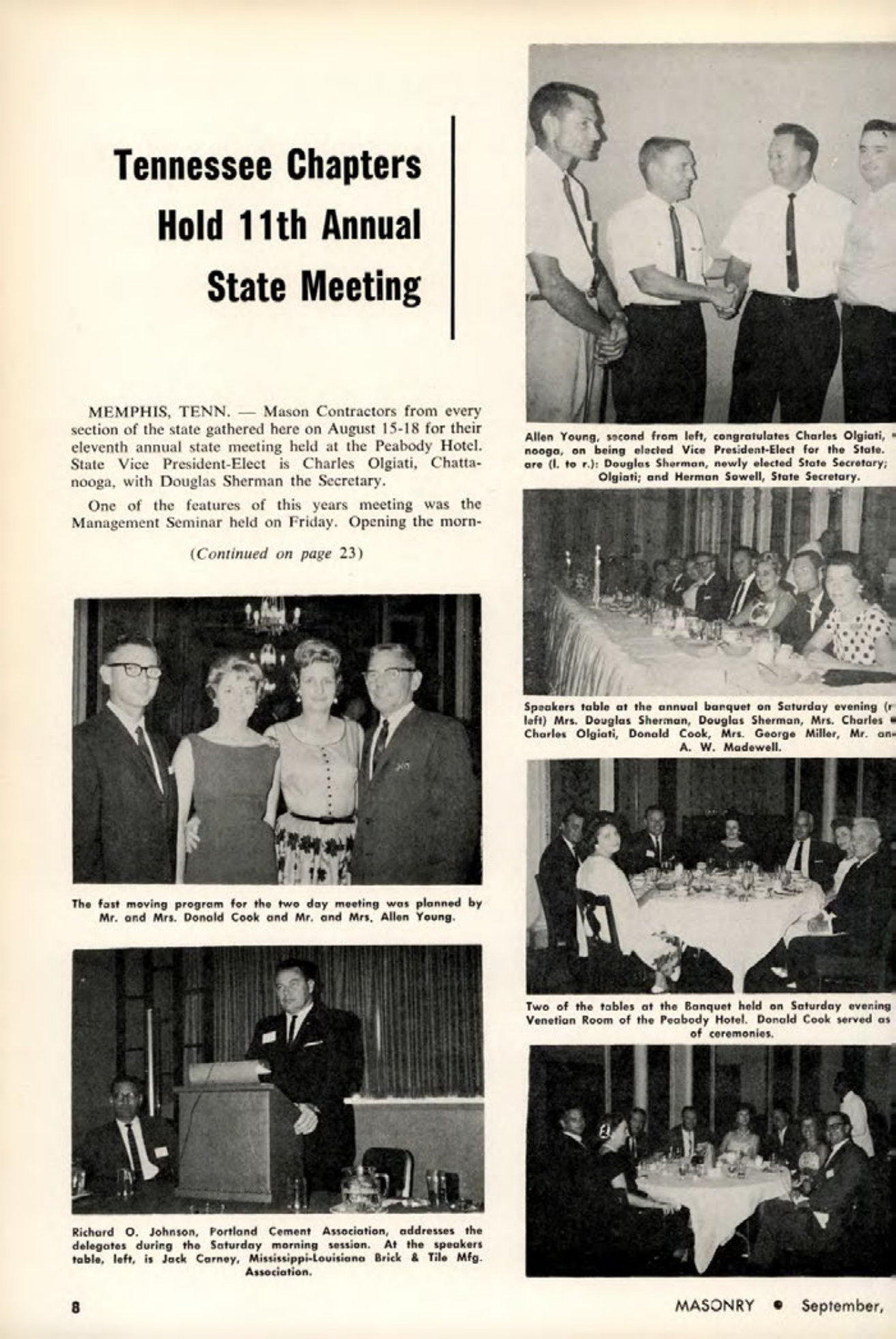 Masonry Magazine September 1963 Page. 8