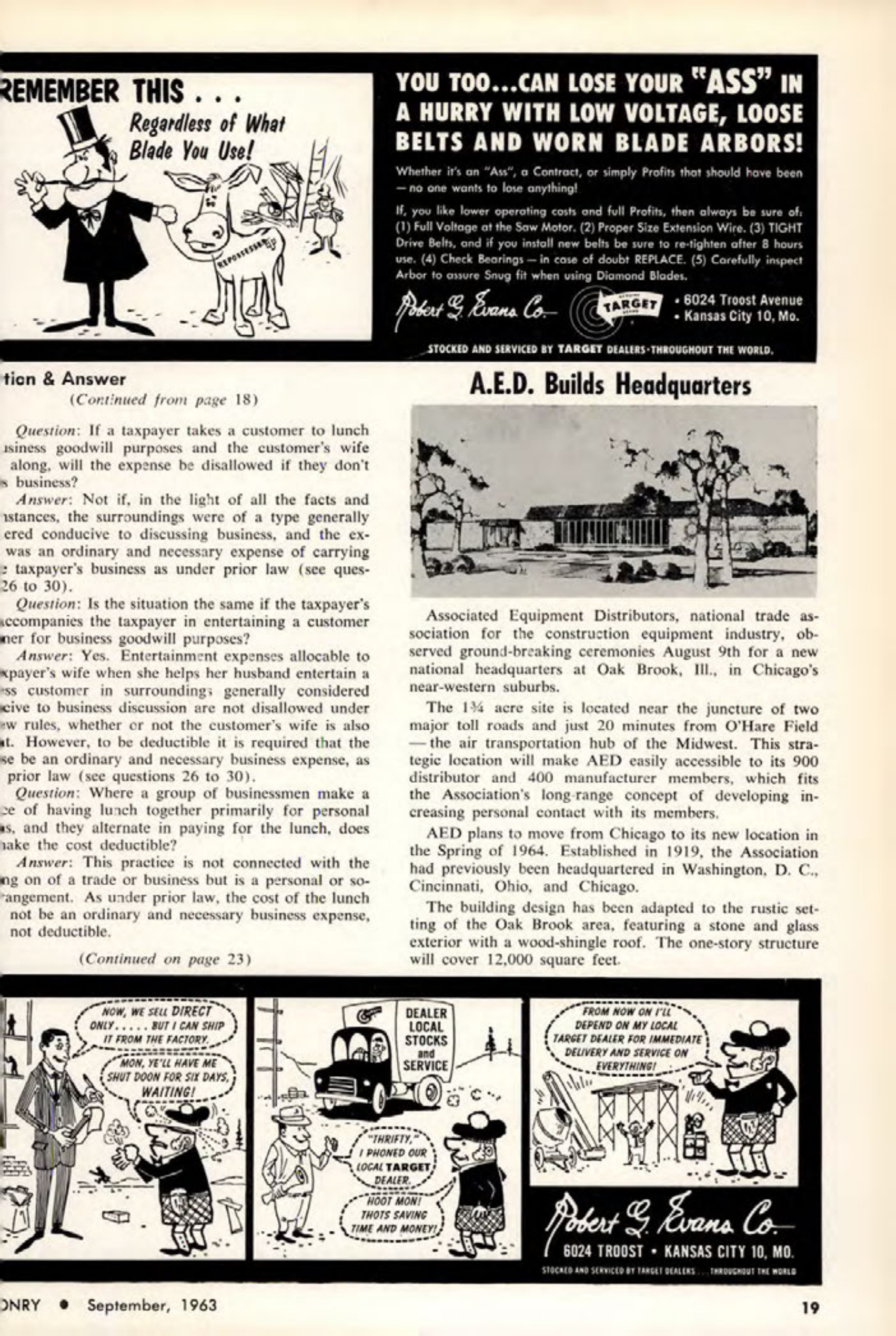 Masonry Magazine September 1963 Page. 19