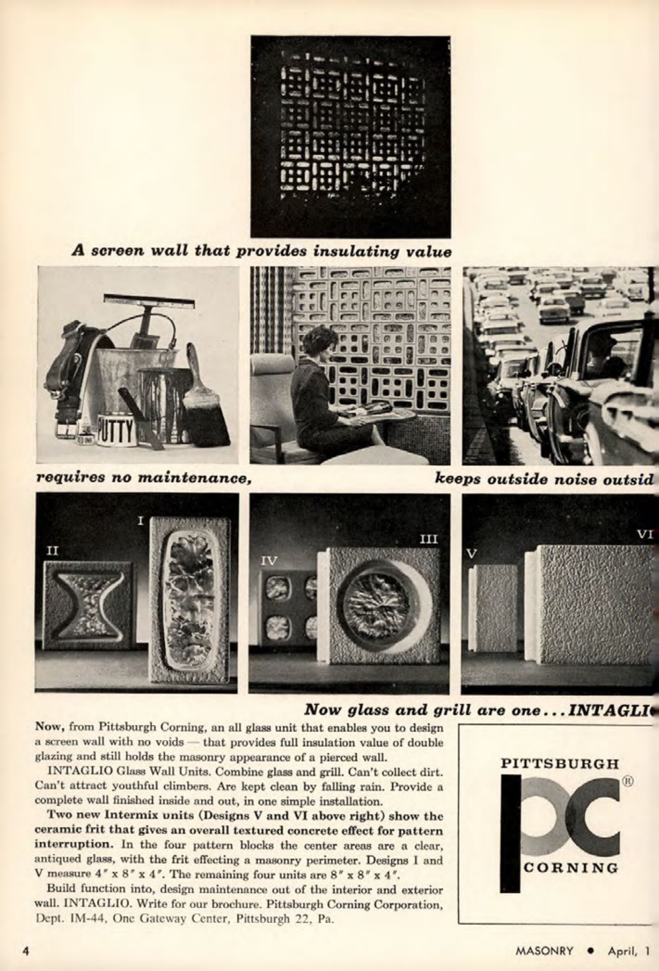 Masonry Magazine April 1964 Page. 4