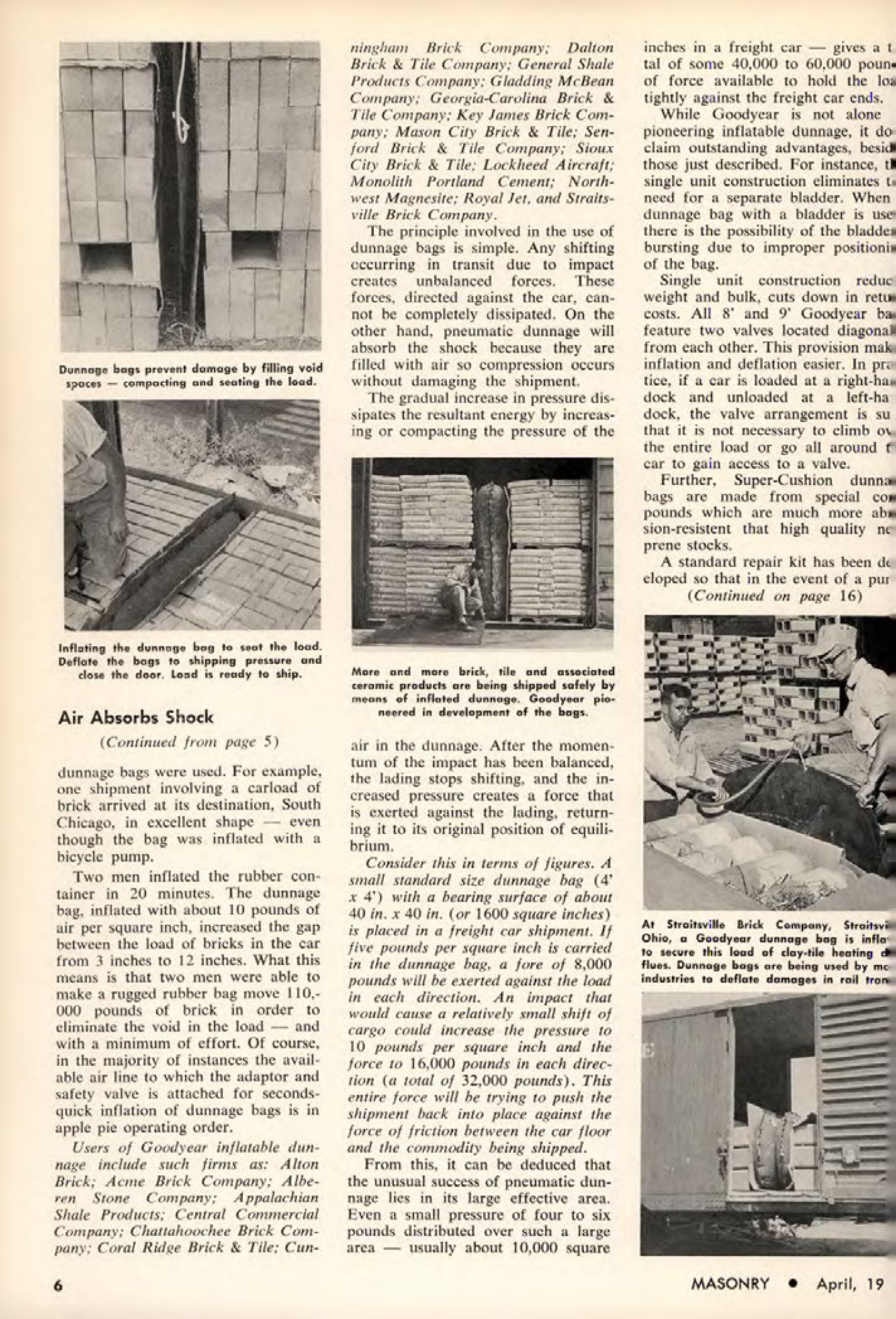 Masonry Magazine April 1964 Page. 6