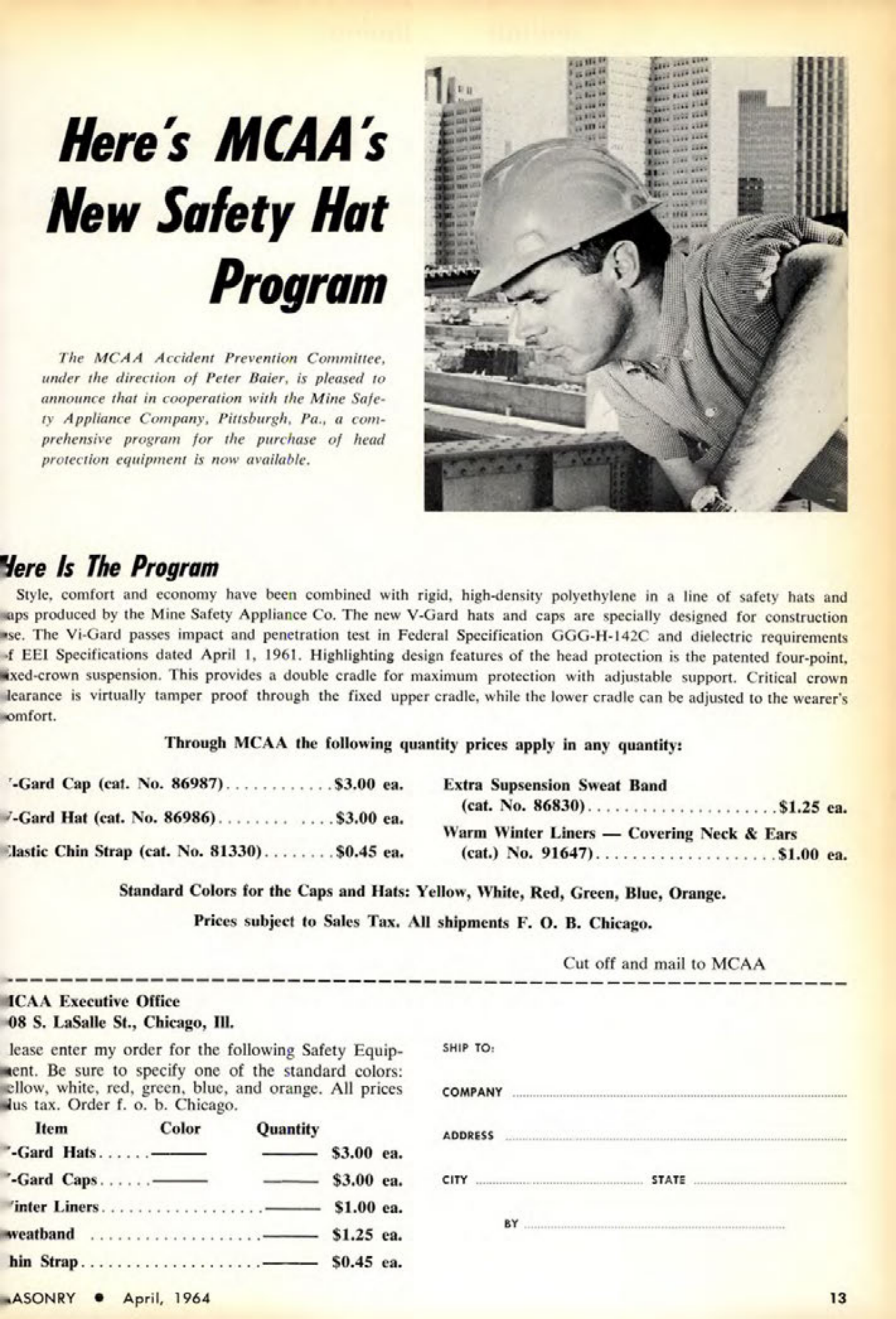 Masonry Magazine April 1964 Page. 13