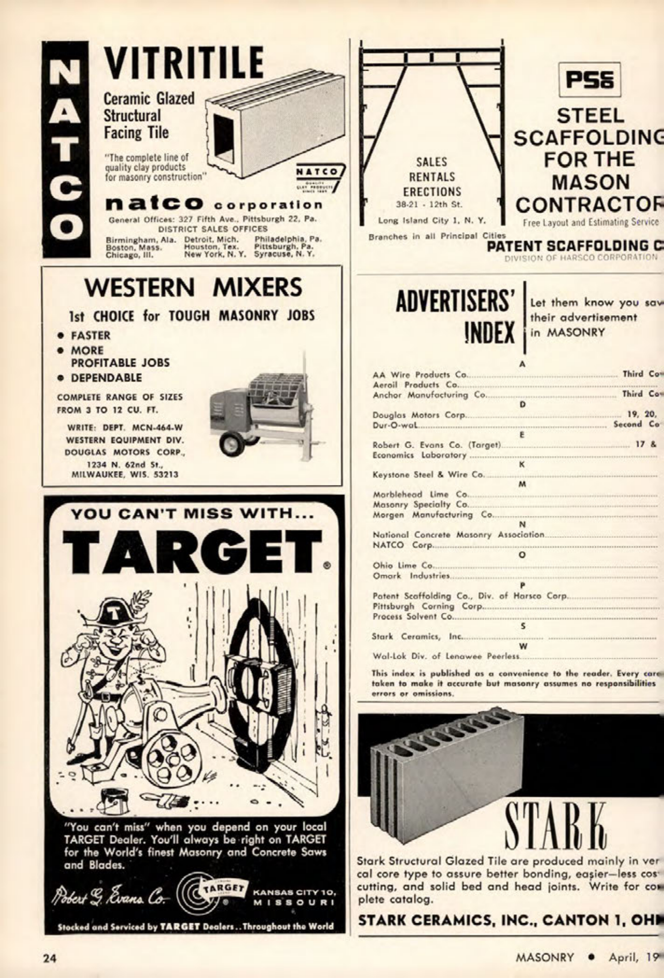 Masonry Magazine April 1964 Page. 24