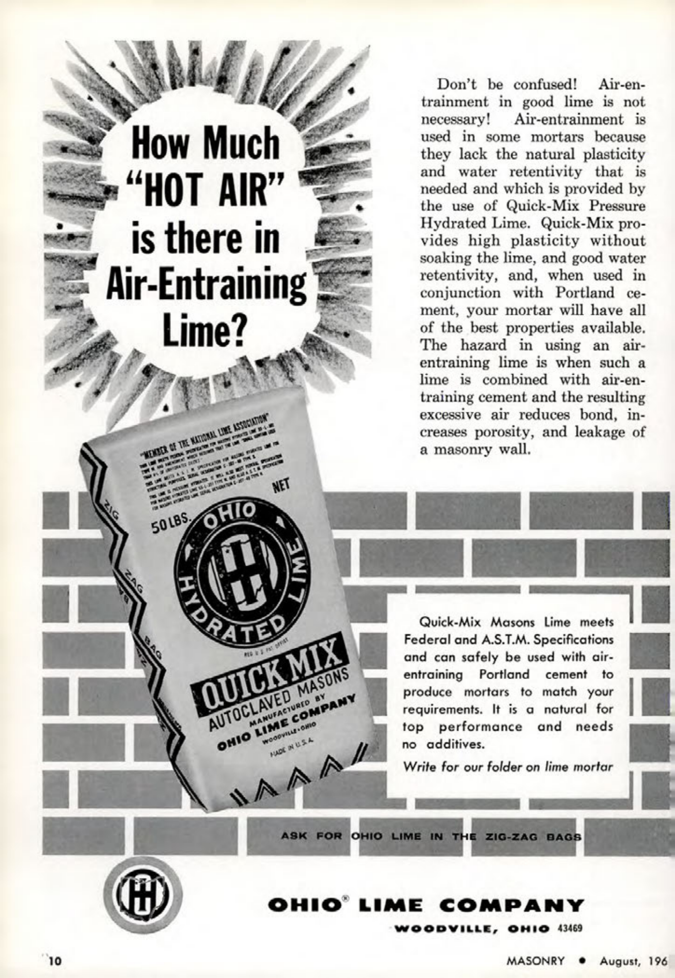 Masonry Magazine August 1964 Page. 10