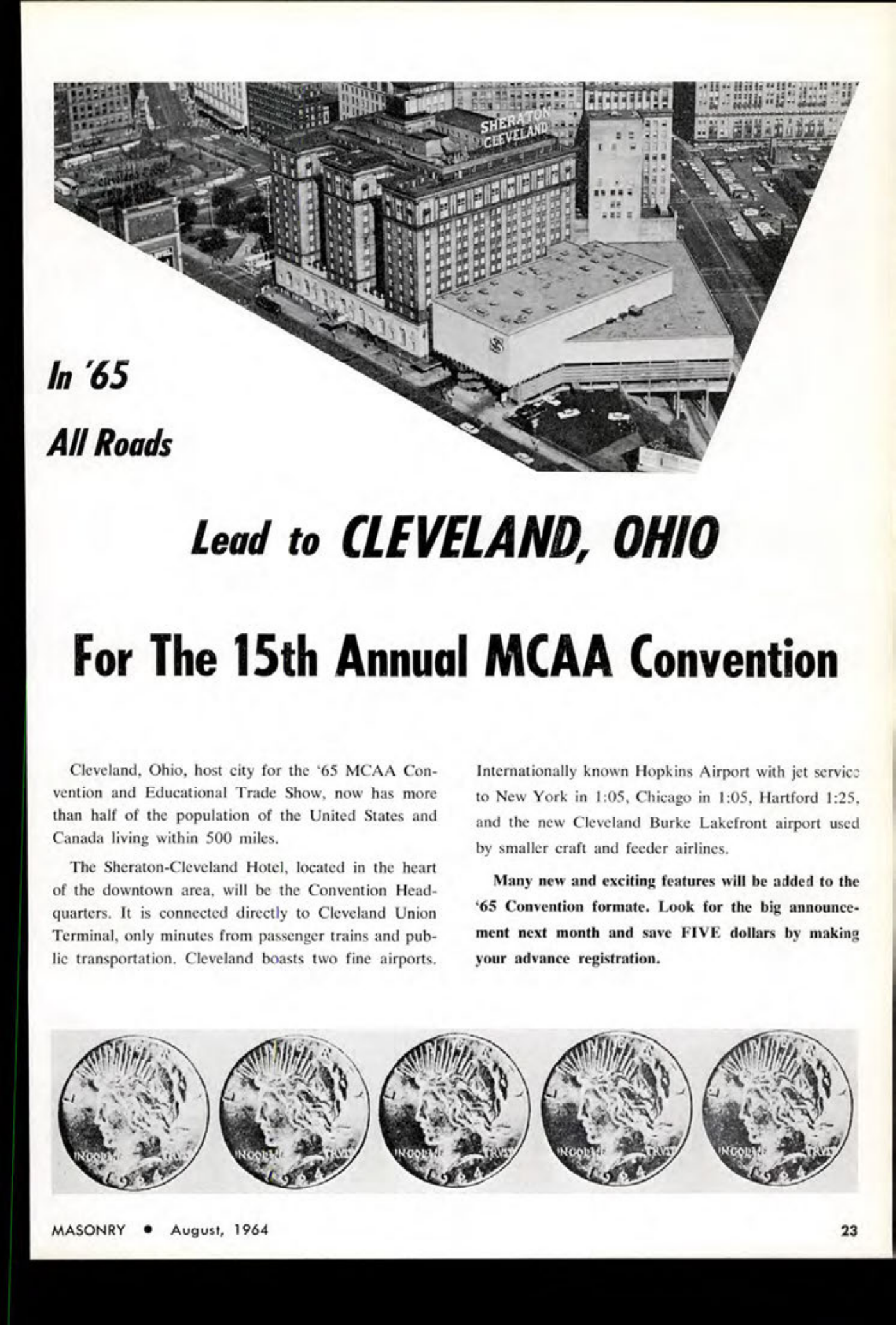 Masonry Magazine August 1964 Page. 23