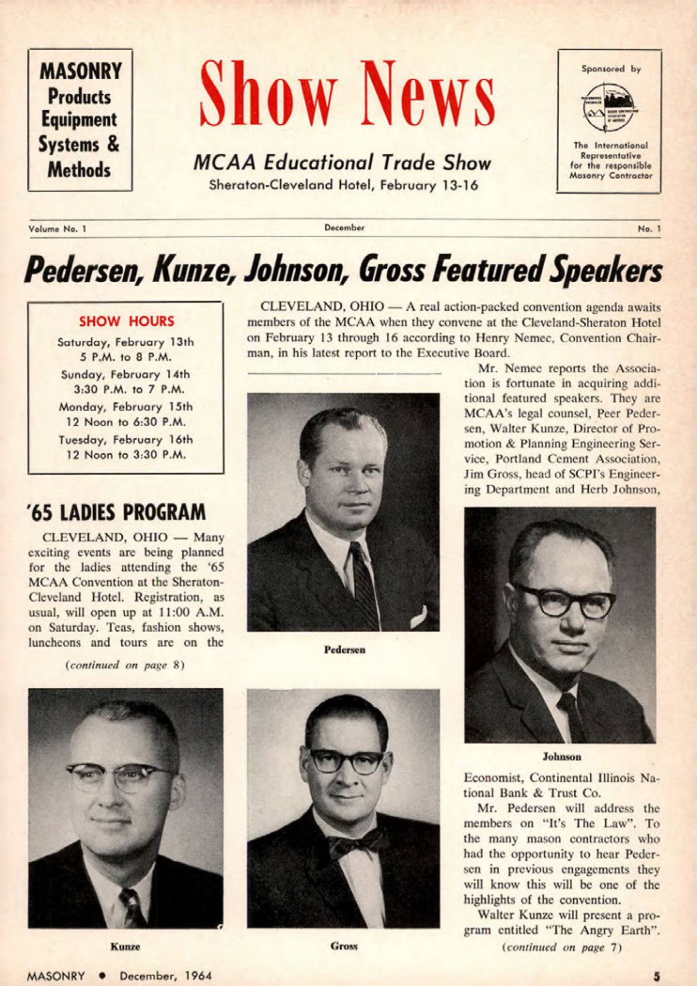 Masonry Magazine December 1964 Page. 5